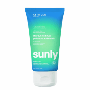 Attitude After Sun Melting Gel with Calendula, Mint & Cucumber - 150g Soothing & Hydrating Post-Sun Care for Sunburn Relief & Skin Recovery