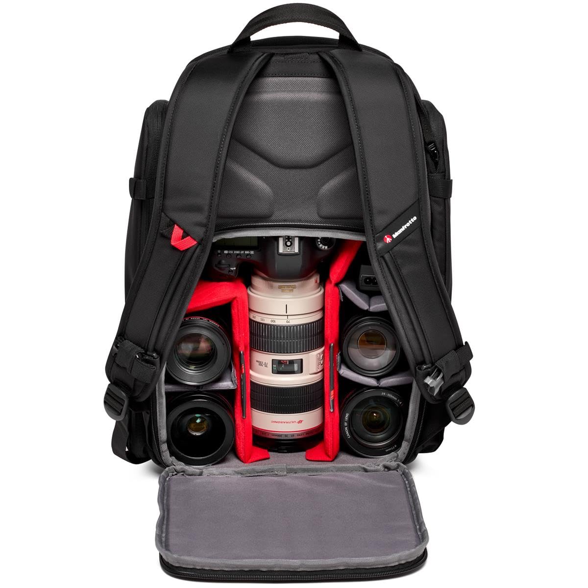 Manfrotto Advanced Befree III Professional Camera Backpack for DSLR & Mirrorless Cameras with Lenses - Waterproof Photography Bag with Padded Dividers & Tripod Mount - Perfect for Travel, Hiking & Outdoor Photography