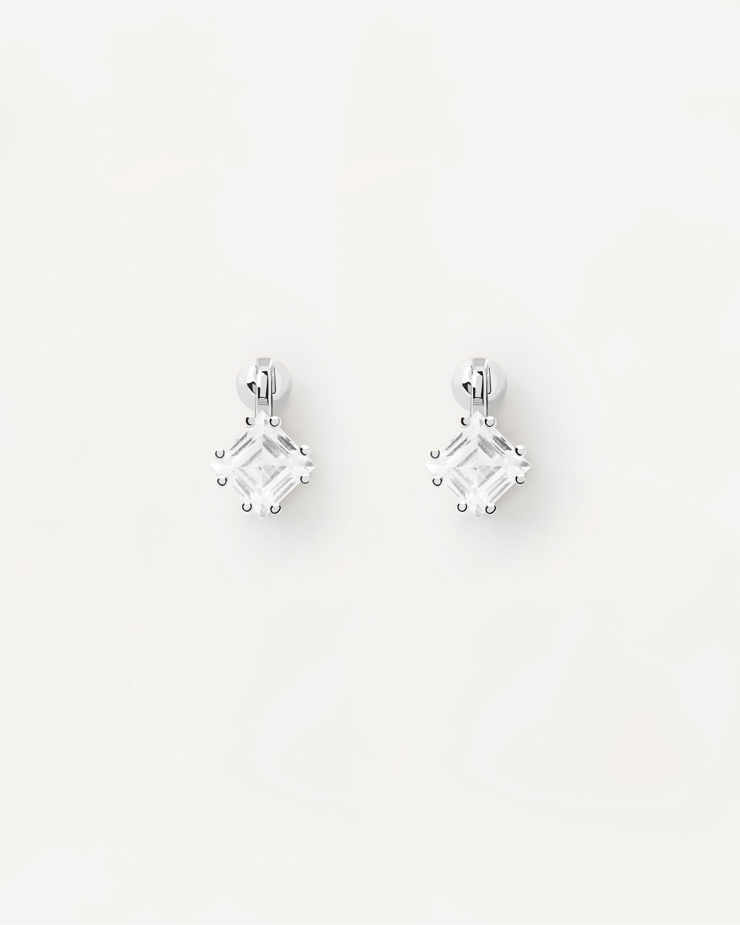 Ema Single Silver Earring - Dainty Minimalist Stud Earrings for Women - Perfect for Everyday Wear, Date Nights & Gifts