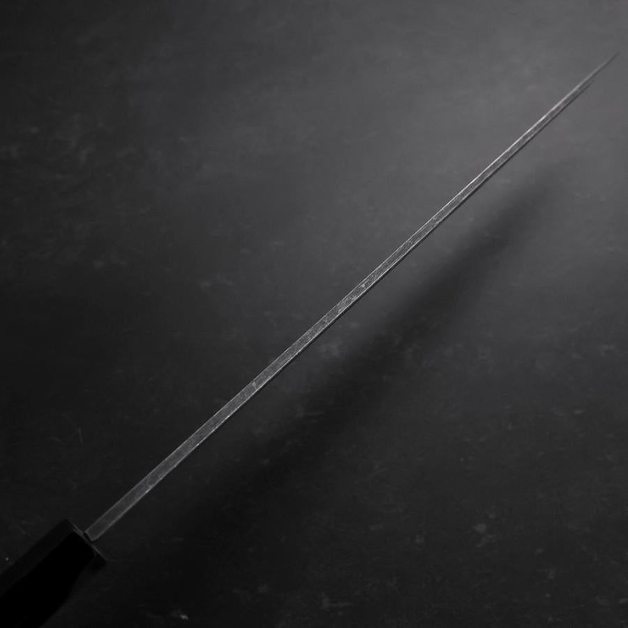 Premium Yanagiba Sushi Knife - Blue Steel #2 Kurouchi Finish with Buffalo Wenge Handle (270mm) - Perfect for Sushi Chefs & Japanese Cuisine Enthusiasts