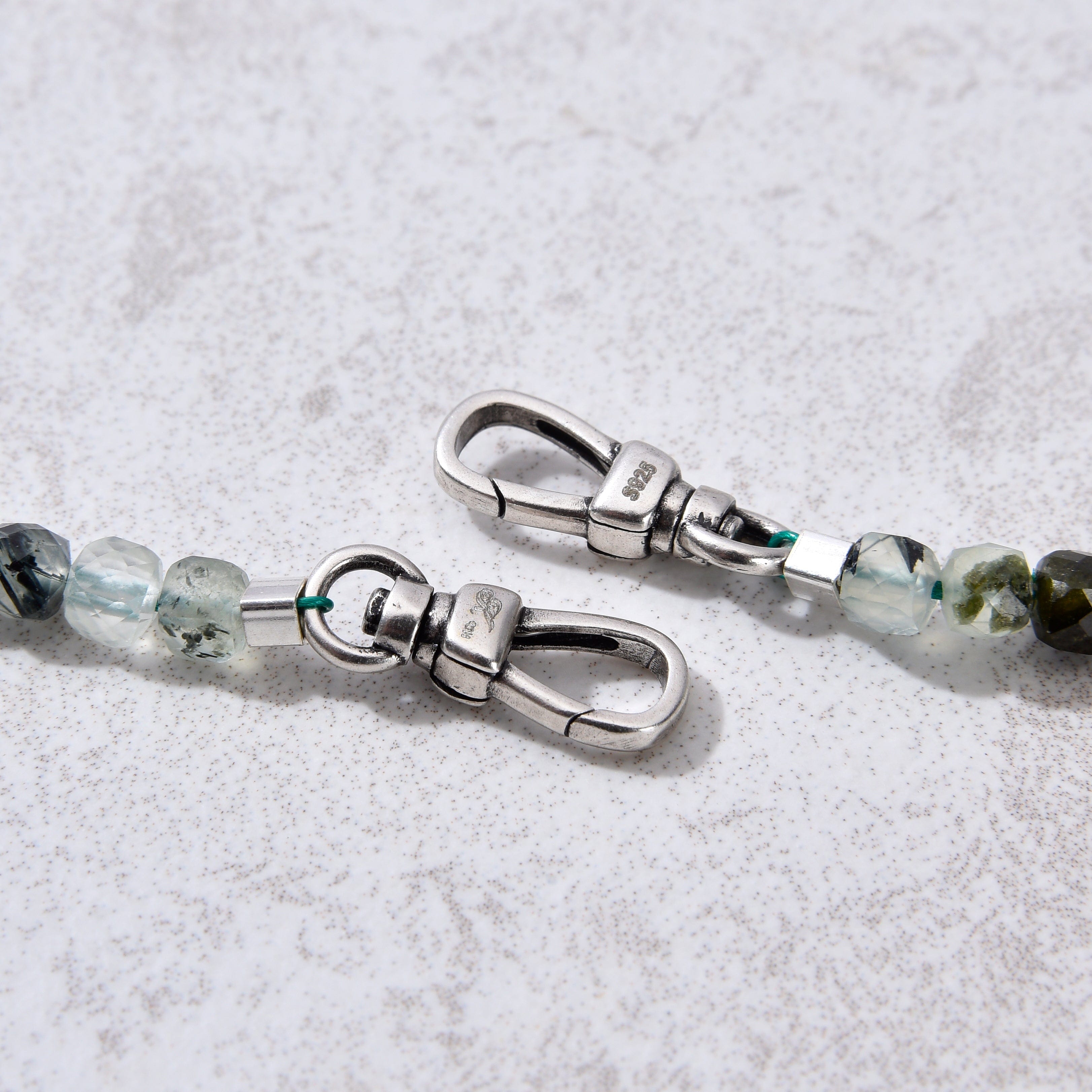 4mm Prehnite Faceted Cube Beads - 21