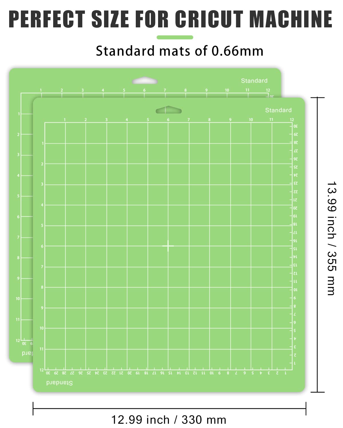 12x12 Cutting Mat 20 Pack for Cricut Maker 3/Maker/Explore 3/Air 2/Air/One - Standard Green Self-Healing Sticky Grip Cutting Pads - Replacement Accessories for Scrapbooking, Stamping & Crafting - Perfect for DIY Projects, Vinyl Cutting & Paper Crafts