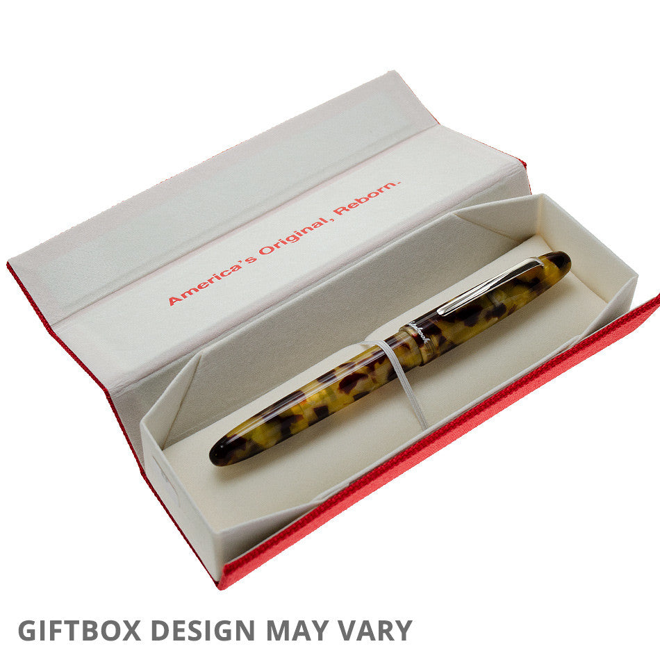 Esterbrook Estie Fountain Pen - Premium Tortoise Shell Design with Gold Trim - Perfect for Writing, Journaling, and Gift Giving