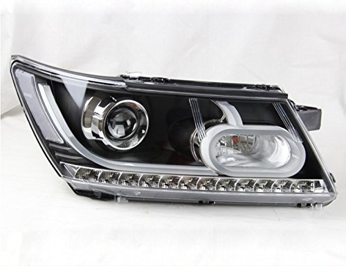 **Dodge Journey LED Headlights - 6000K Xenon HID Kit, 35W Double Beam DRL Lenses for Car Styling & Enhanced Night Driving**