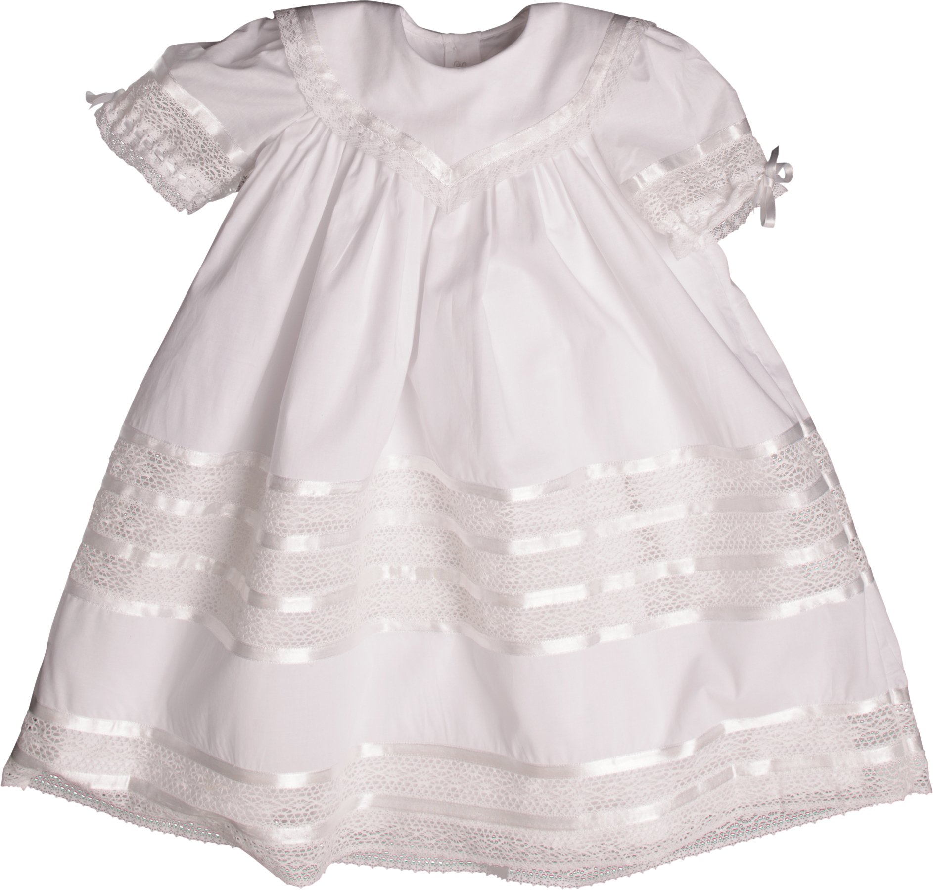 Vintage Lace Flower Girl Dress for Wedding - Heirloom Quality White Toddler Dress (Size 3T) | Perfect for Bridal Party, Christening & Formal Photography