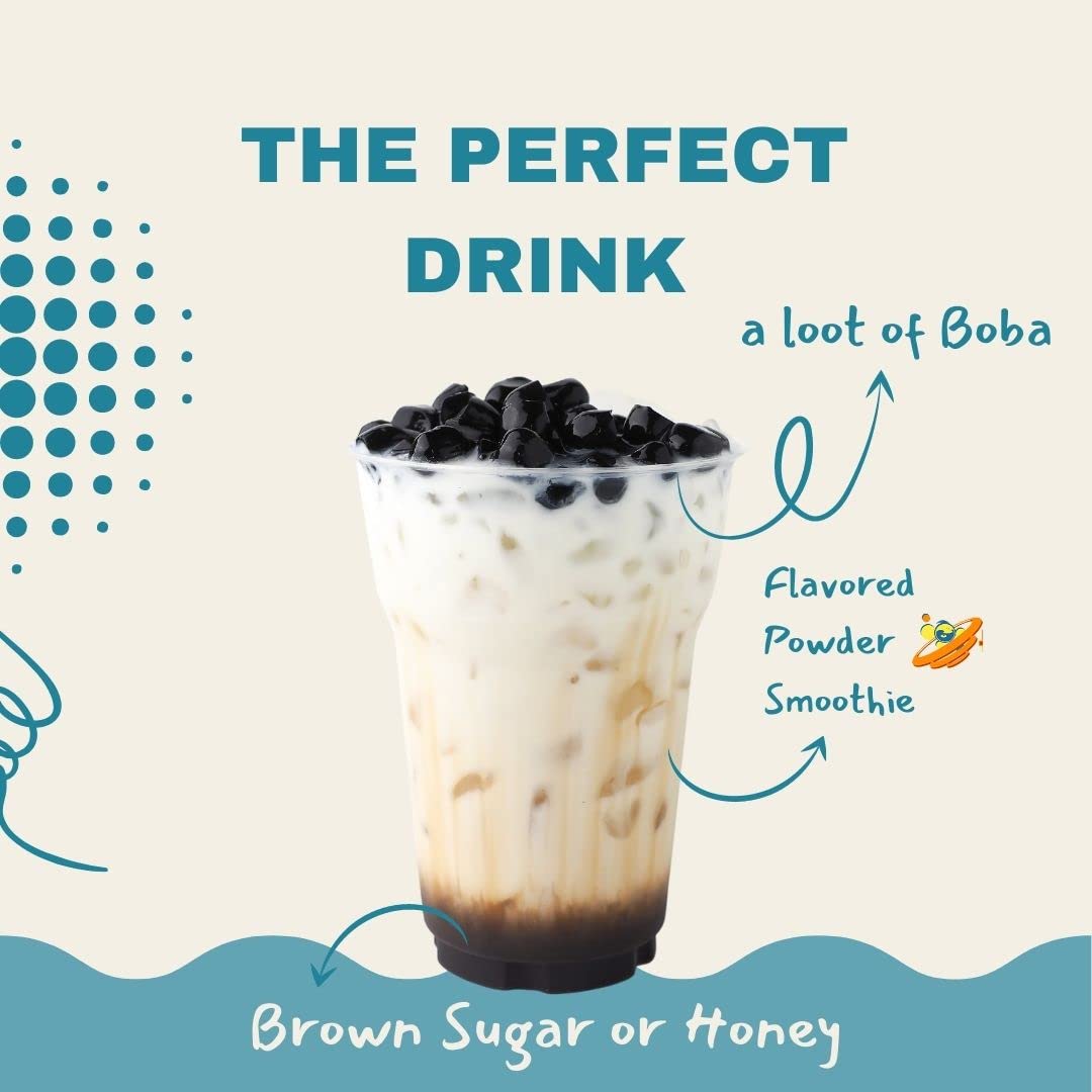 Premium Lychee Bubble Tea Kit [40-45 Servings] - Complete Boba Starter Set with Tapioca Pearls, Milk Tea Powder & Supplies - Perfect for Home Brewing, Parties & Bubble Tea Business Startups