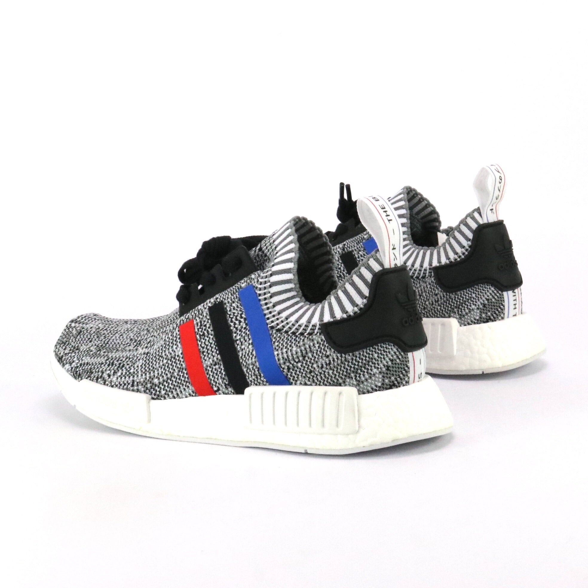Adidas NMD R1 Running Shoes - Tri-Color Stripes White Sneakers for Men & Women | Comfortable Casual & Athletic Wear for Gym, Jogging, Street Style