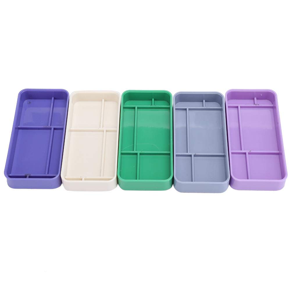 5 Layer Plastic Watch Parts Screw Storage Box - Durable Watchmaker Tool Organizer for Repair Tools, Jewelry Beads & Craft Supplies | Perfect for Watch Repair Shops, DIY Jewelry Making & Small Parts Organization