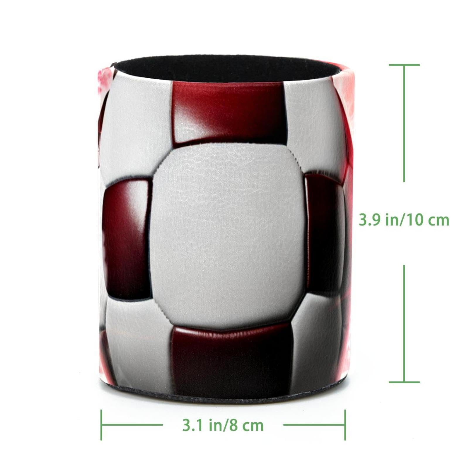 American Flag Football Pen Holder for Desk - Stylish Pen Organizer & Desk Accessories for Office, School, or Home Workspace