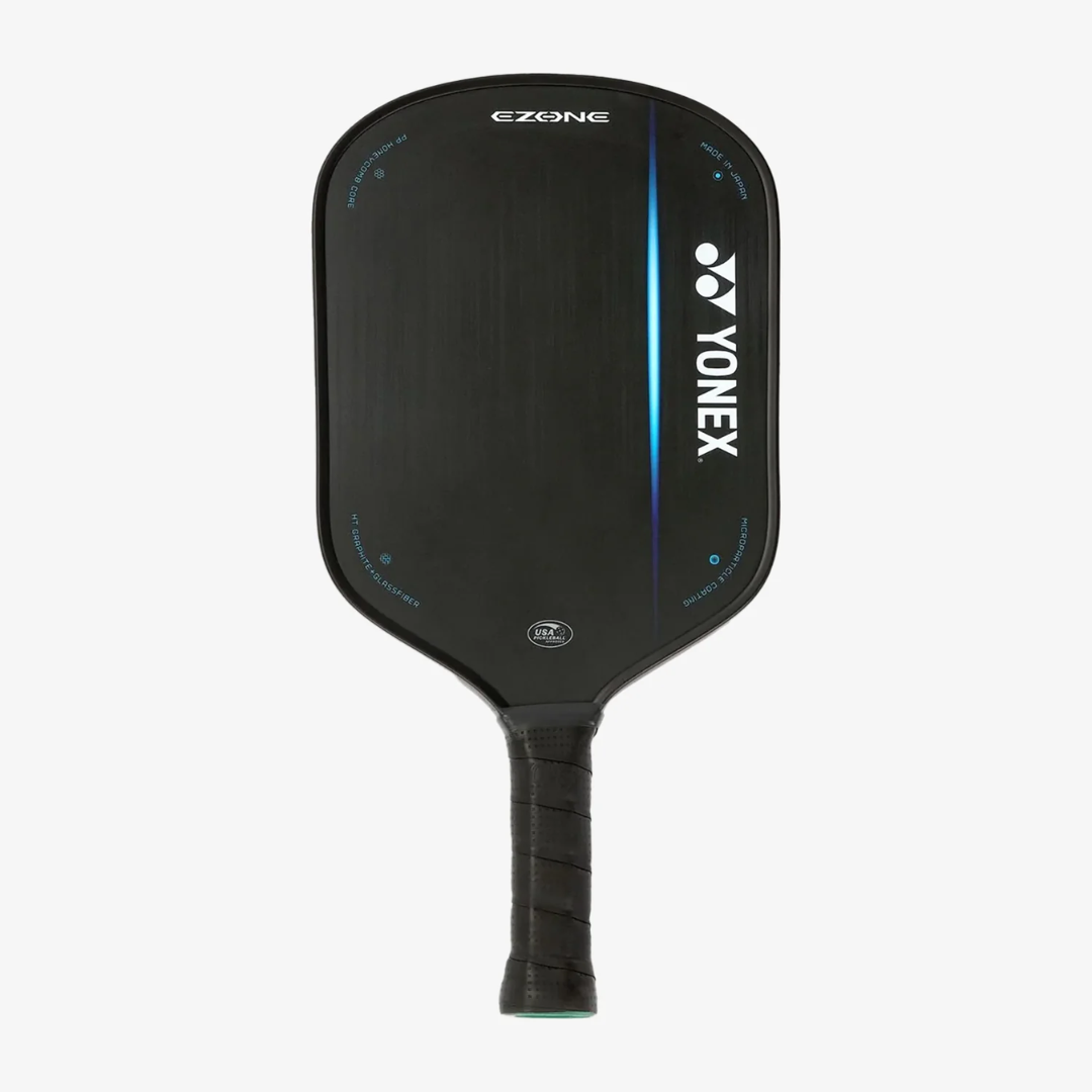 Yonex EZONE Midweight V2 Pickleball Paddle - Carbon Fiber Face with Shock Absorbing Grip [Black] - Perfect for Competitive Play & Recreational Pickleball Games