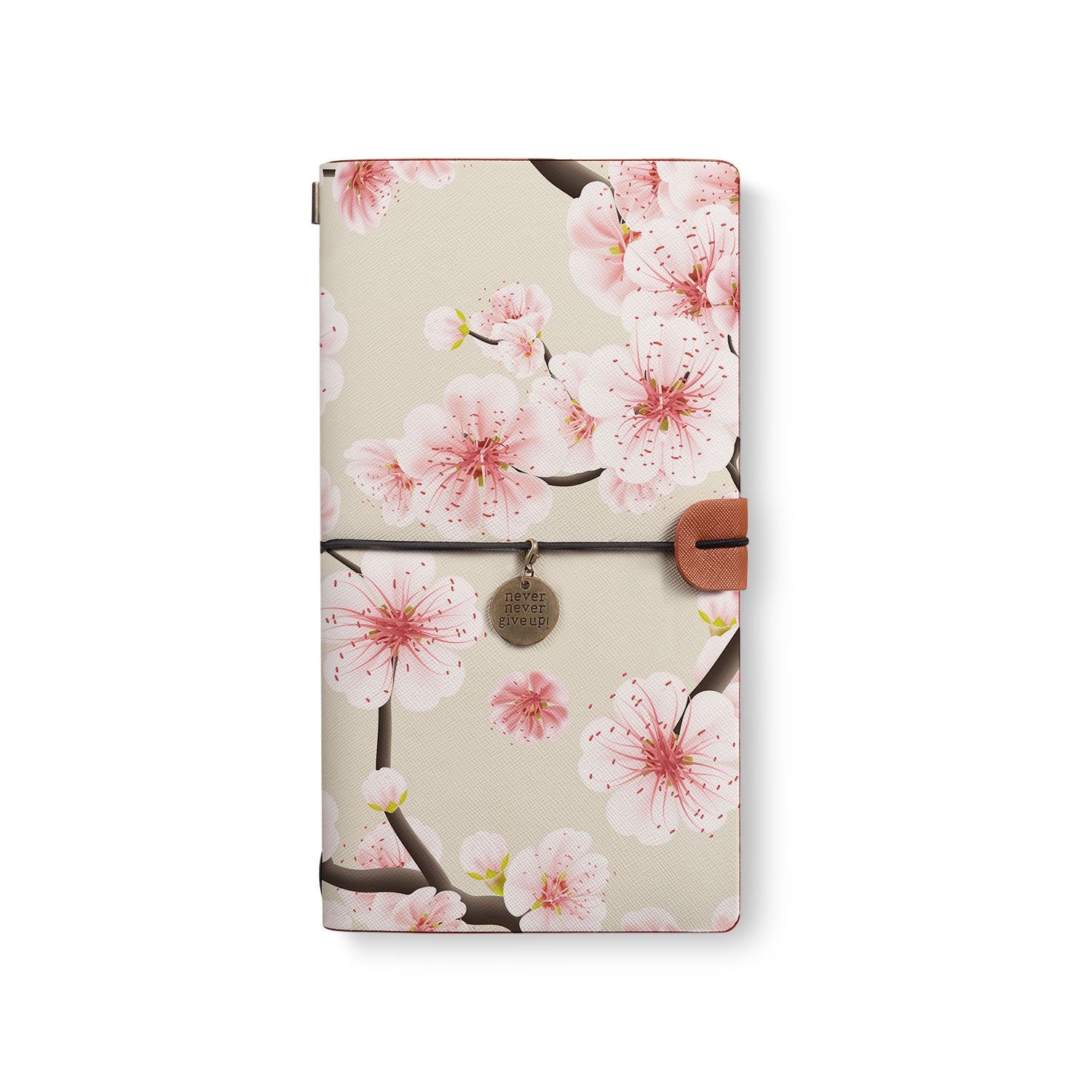 Premium Traveler's Notebook with Floral Design - Leather Journal for Writing, Sketching & Planning | Perfect for Journaling, Travel Diaries & Gift Giving