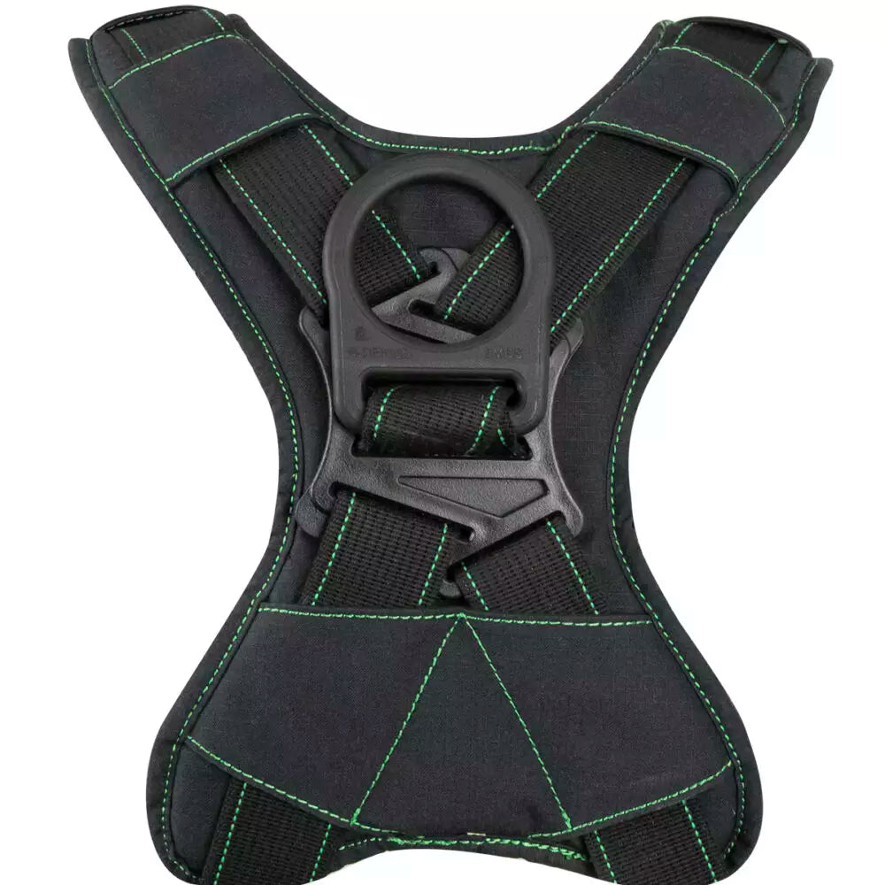 Arc Flash Full Body Harness with DE 3D, DE QC Chest, DE FD & DE QC Legs - Heavy Duty Fall Protection for Construction, Roofing & Industrial Work Safety
