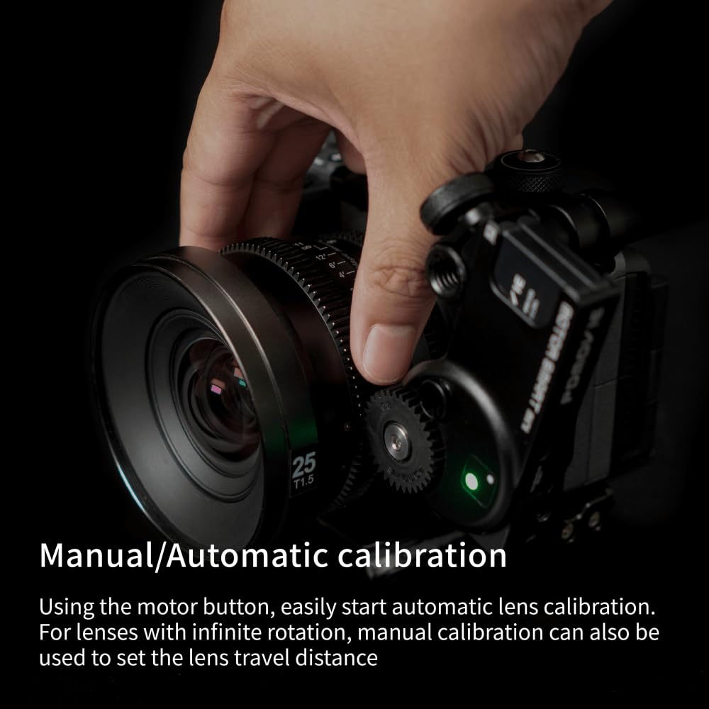PDMOVIE Live AIR 3 Smart PD-BTMP-S LiDAR Autofocus Motor for Manual & DSLR Lenses - Focus Limit & Depth of Field Scale - Perfect for Photography, Videography & Live Streaming