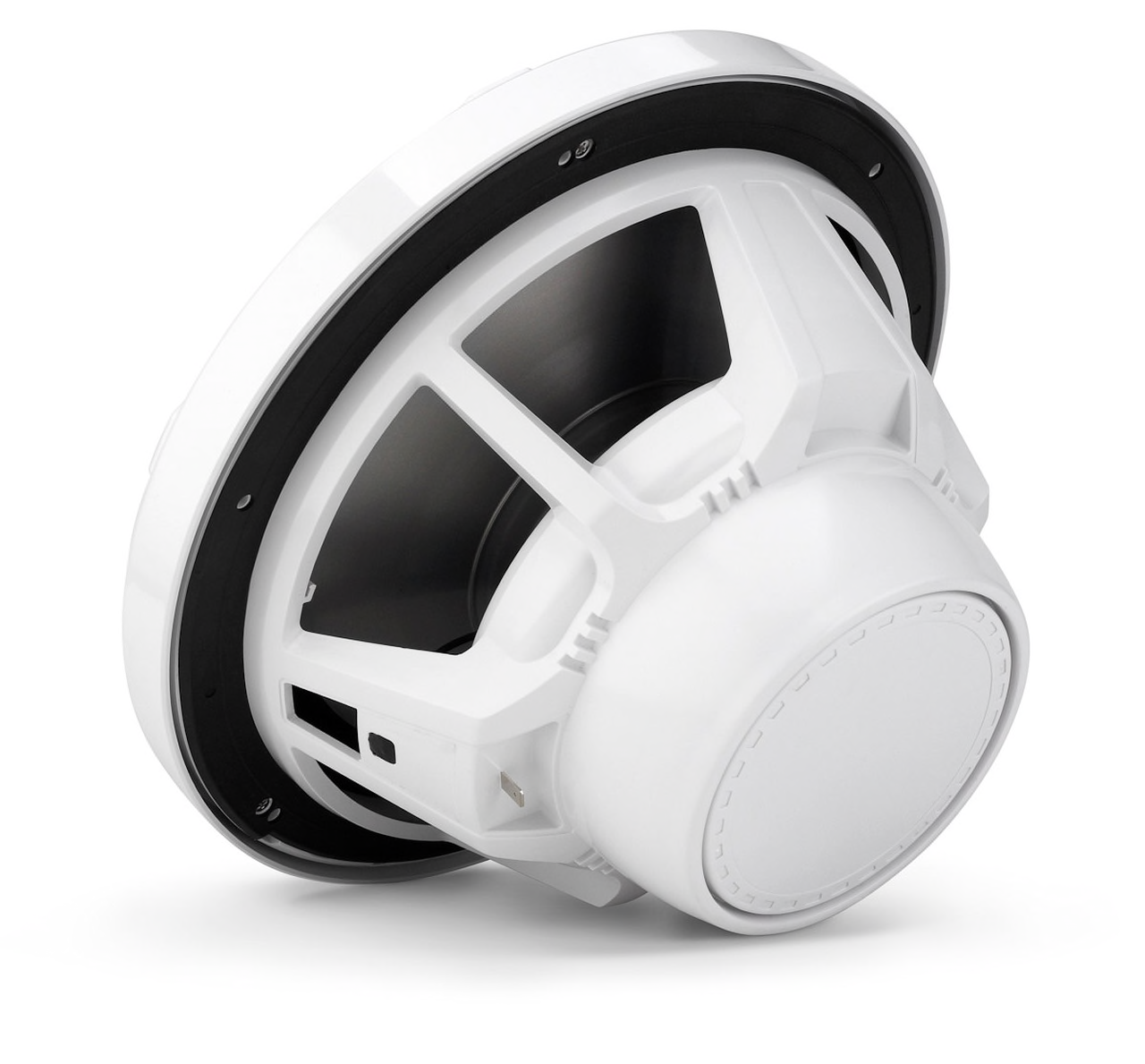 JL Audio MX10IB3 CG WH MX Series Marine 10-Inch Subwoofer - 4 Ohm, Infinite Baffle, White Classic Grille, 175W RMS Power - Perfect for Boats, Yachts & Marine Audio Systems