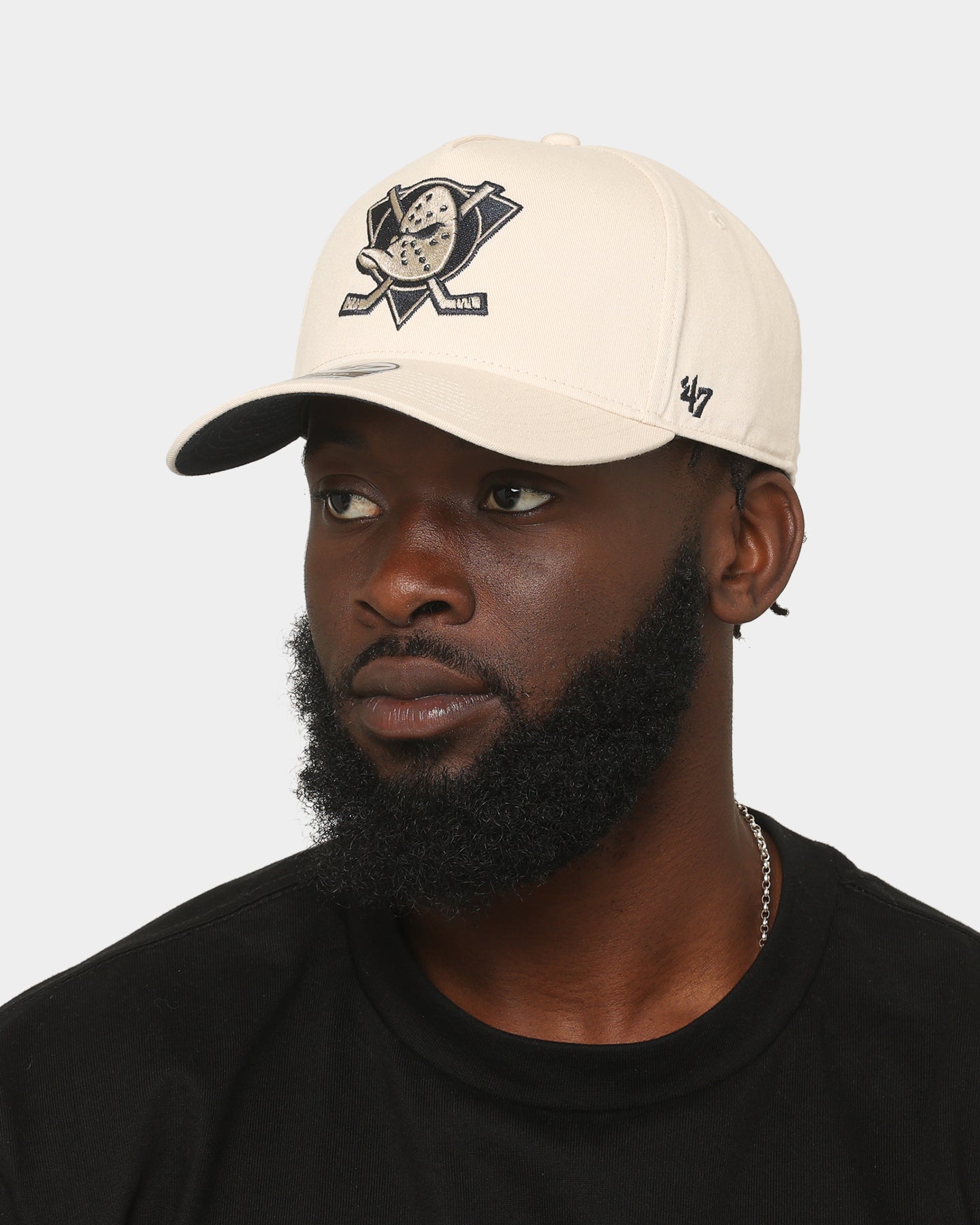 47 Brand Anaheim Ducks Legend Replica MVP DT Snapback Bone Hat - Official NHL Hockey Cap for Men & Women - Perfect for Game Day, Sports Events & Casual Wear