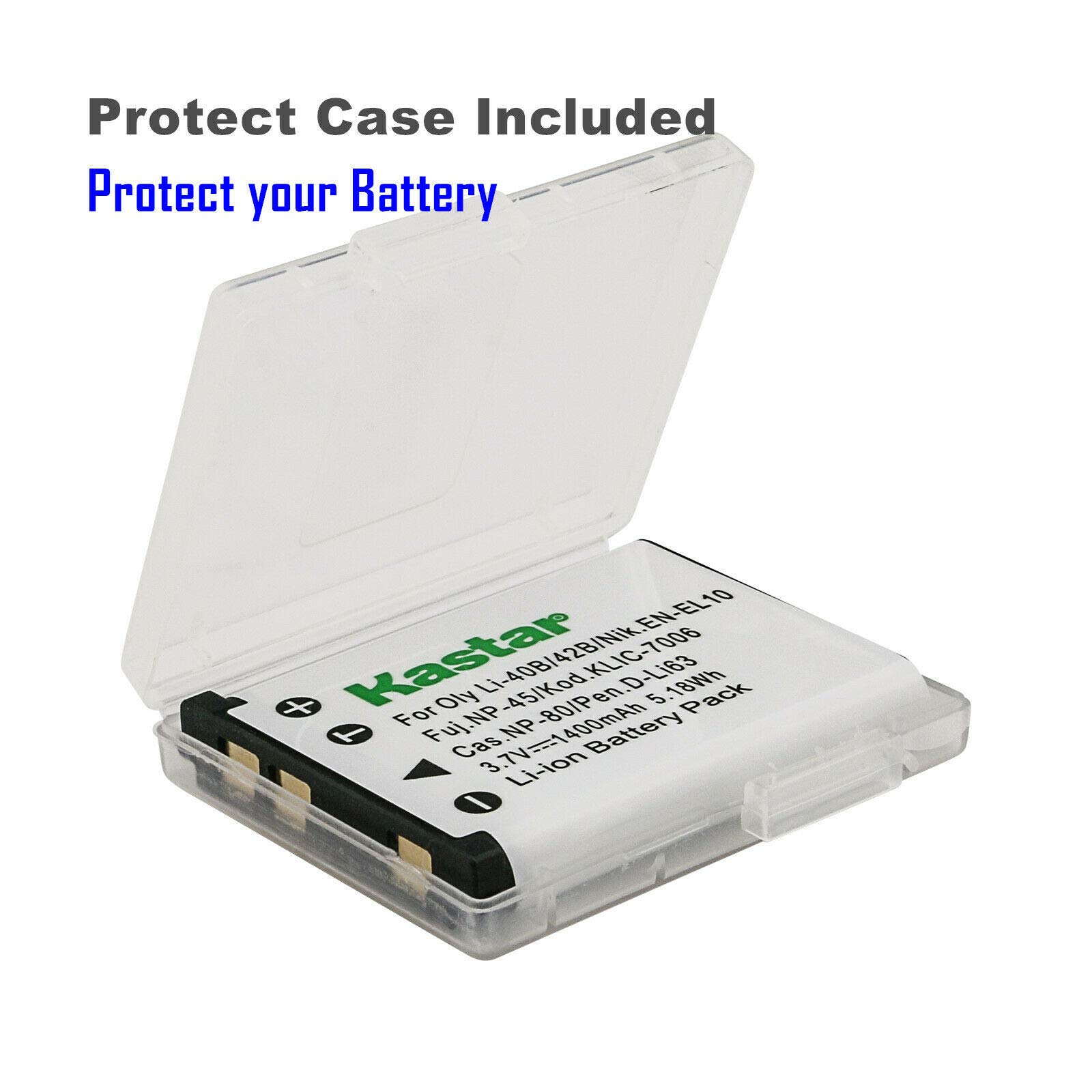 Kastar 4-Pack BP-DC17 Replacement Batteries & LTD2 USB Charger for Leica Sofort Camera - Compatible with Leica BP-DC17 Lithium-Ion Battery & BC-DC17 Charger - Perfect for Travel, Instant Photography & Everyday Use