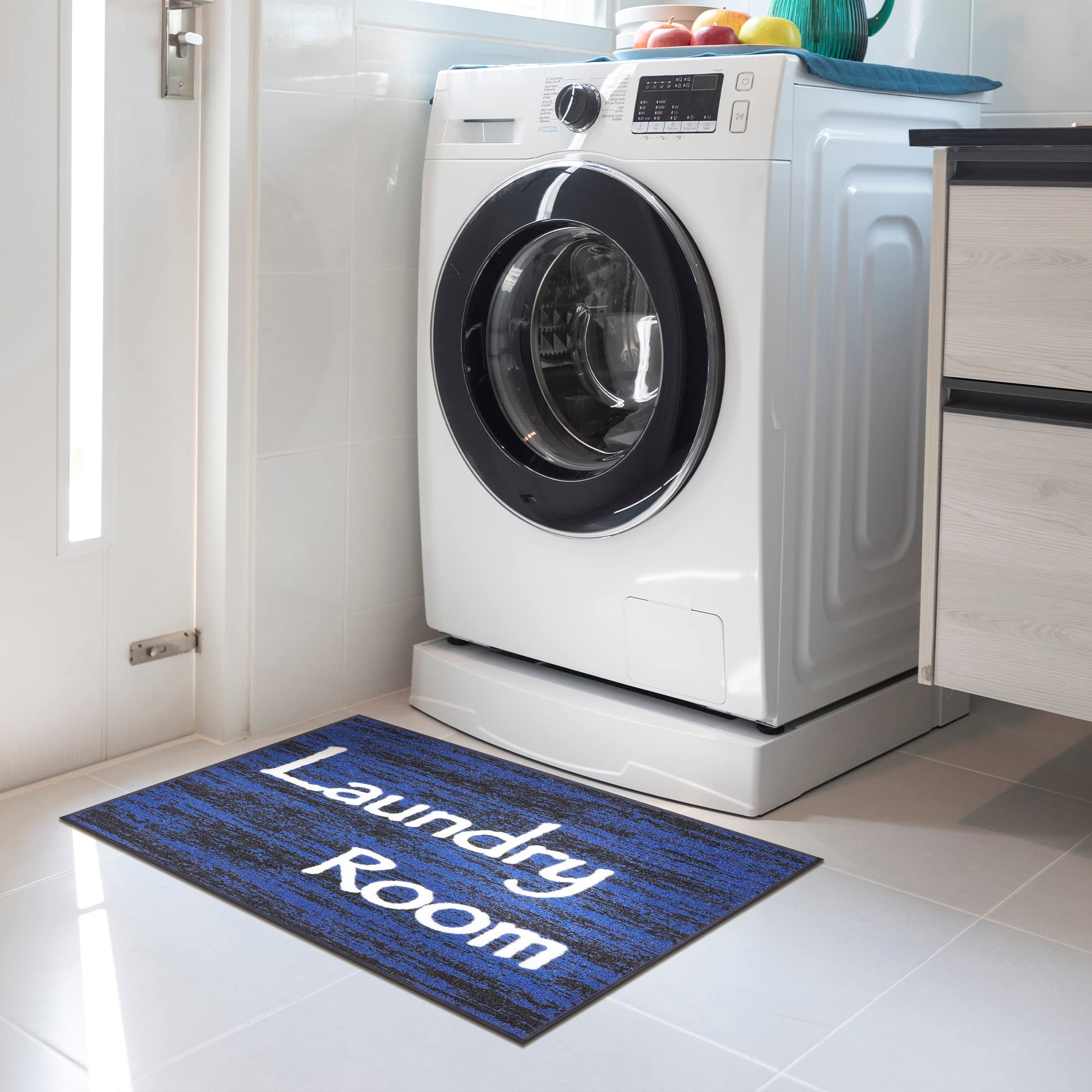 Non-Slip Rubber Back Laundry Room Rug 26
