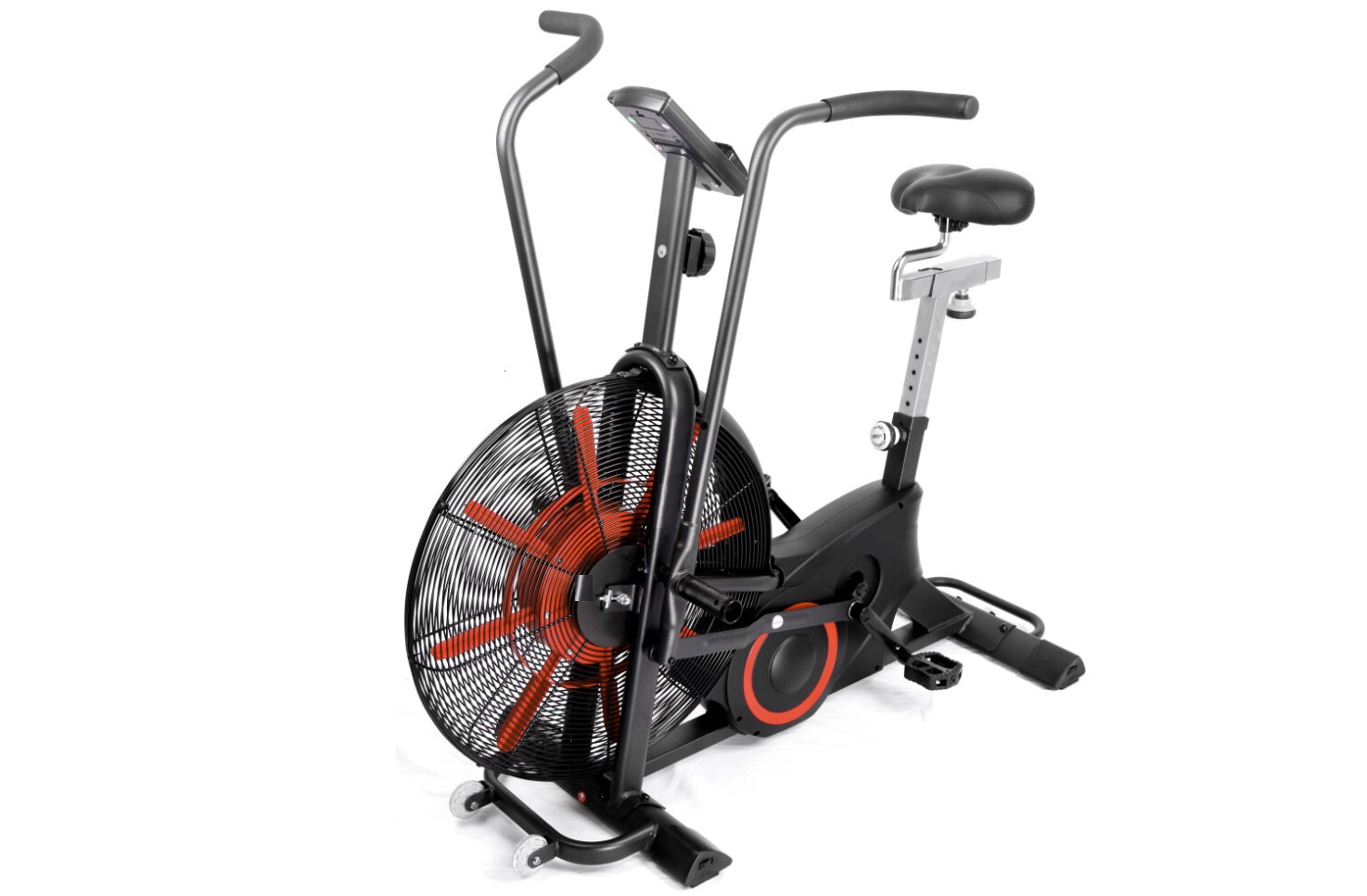California Fitness AB5 Air Exercise Bike - Quiet Magnetic Resistance Indoor Cycling Bike for Home Gym, Cardio Workout & Weight Loss - Perfect for Small Spaces & Apartment Workouts