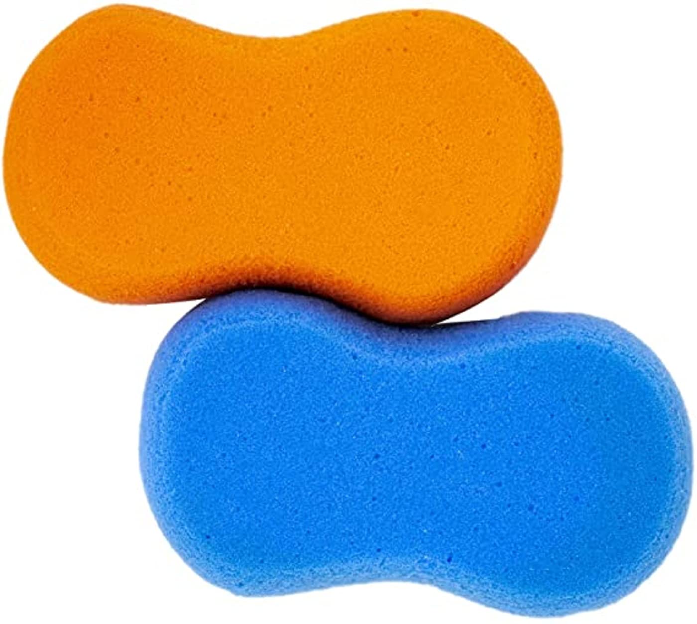 Verbier Soap Sponge for Baby Bath & Face/Body Cleaning - 2-Piece Multi-Color Set | Gentle Exfoliation for Sensitive Skin, Perfect for Newborns & Kids