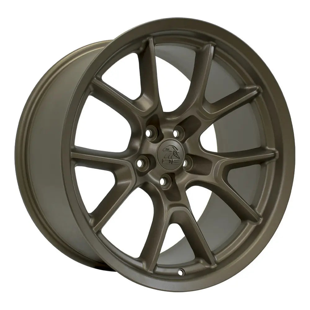 20 Inch Bronze DG21 Replica Wheel Rim 20x10 for Dodge Charger - Perfect for Performance Upgrades & Custom Car Styling
