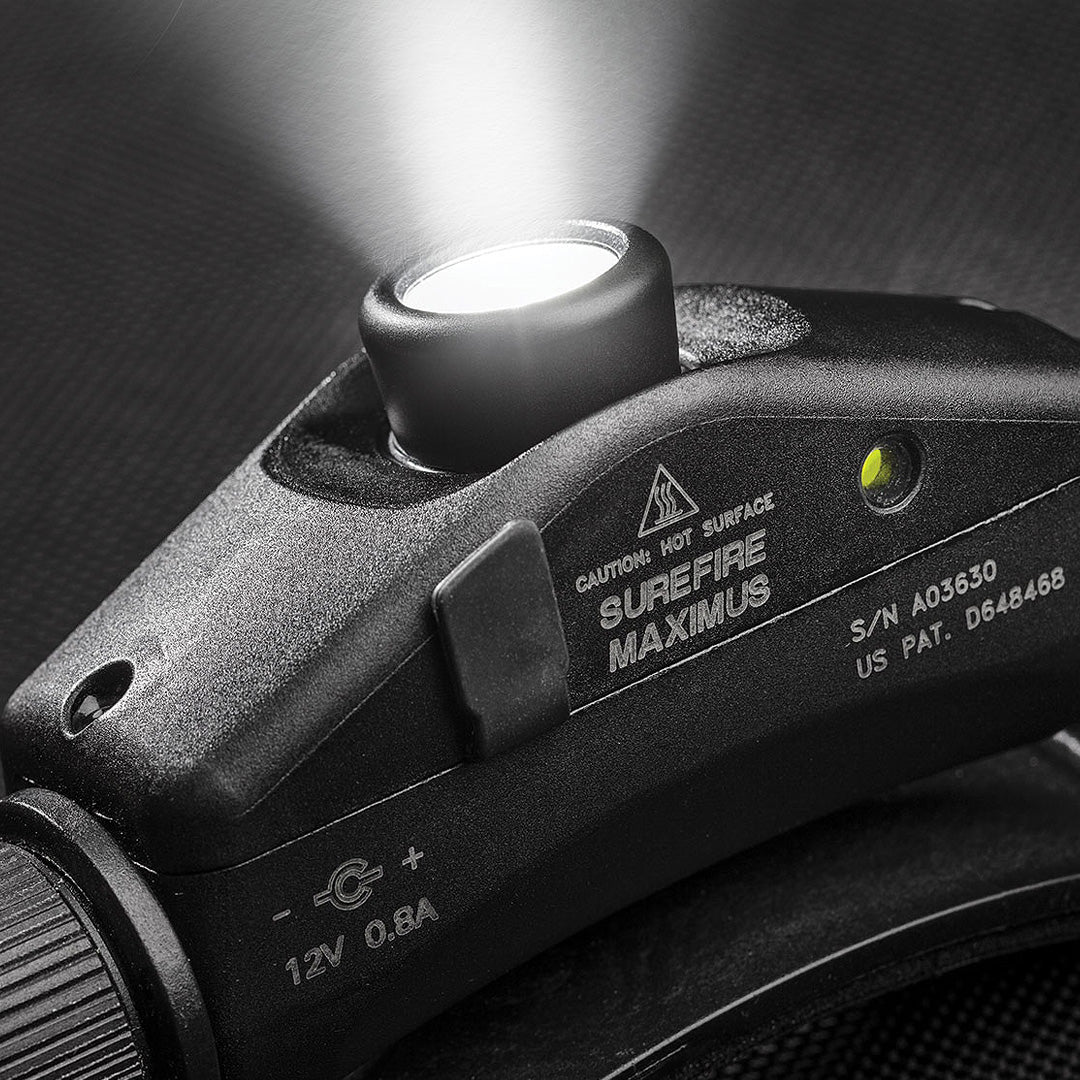 SureFire Maximus 1000 Lumens Rechargeable LED Headlamp - Bright Hands-Free Lighting for Camping, Hiking, Running & Outdoor Adventures