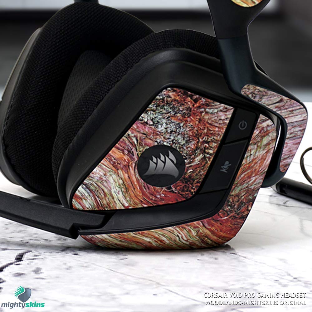 MightySkins Vinyl Decal Wrap Cover for Corsair Void Pro Gaming Headset - Solid Hot Pink | Protective & Durable Skin | Easy to Apply & Remove | Made in USA | Perfect for Gaming Setups & Personalization
