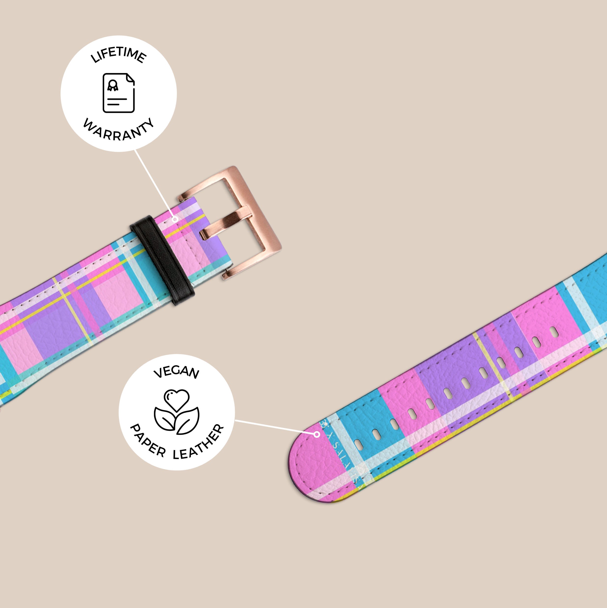 Premium Sea Salt Galaxy Watch Band - Stylish & Durable Replacement Strap for Samsung Galaxy Watch - Perfect for Workouts, Swimming & Everyday Wear