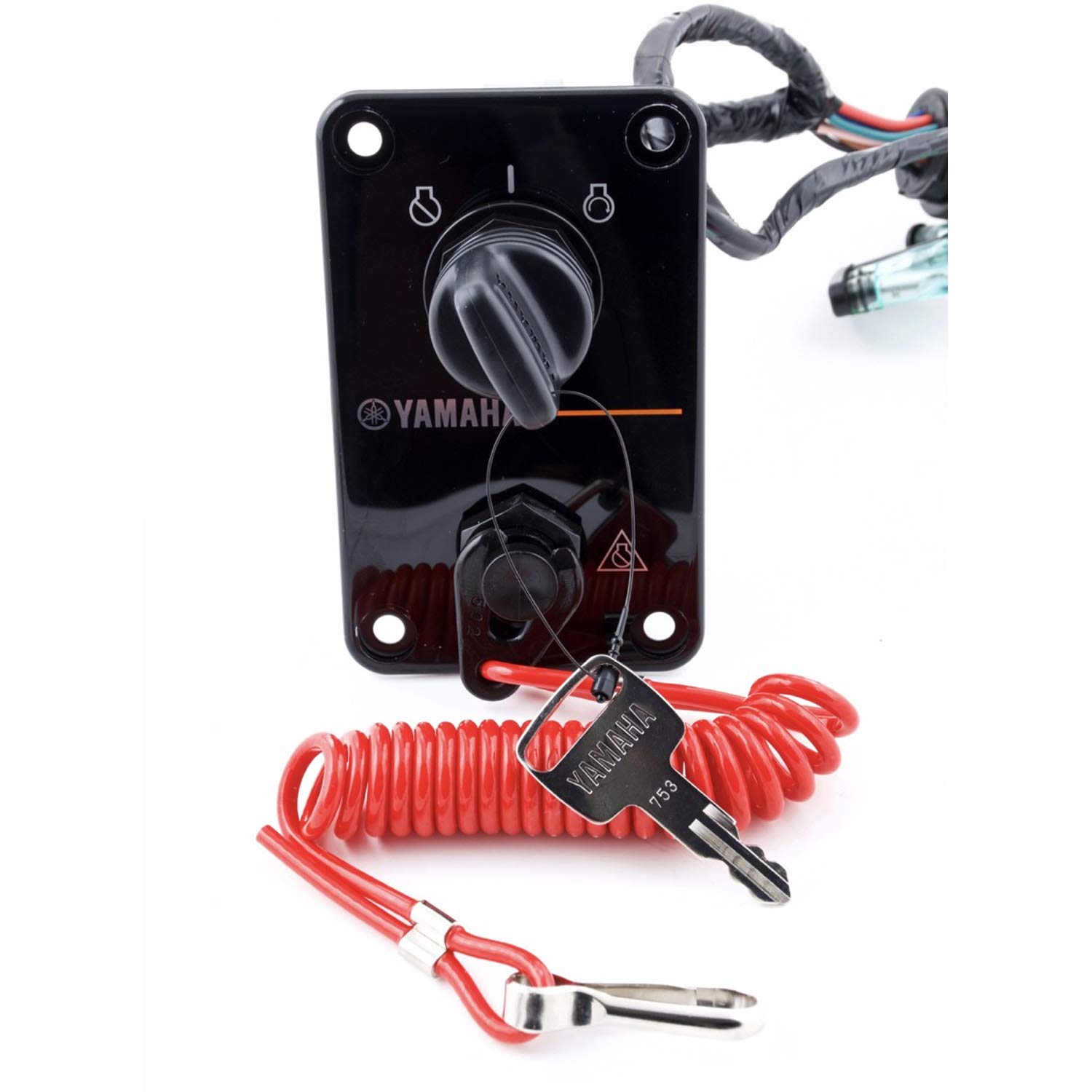 Yamaha OEM Single Key Switch Panel 704-82570-13-00 - Replacement Part for Yamaha Outboard Motors - Perfect for Marine & Boating Repairs