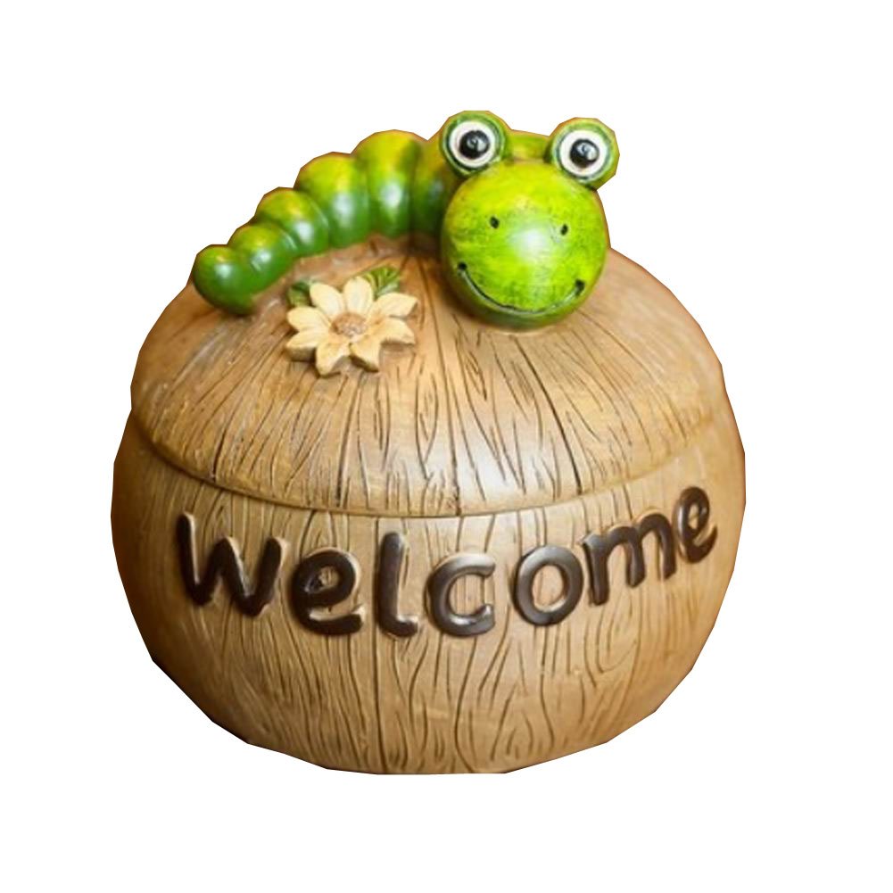 Creative Caterpillar Ashtray with Cover - Stylish Home Decor for Smoking Accessories