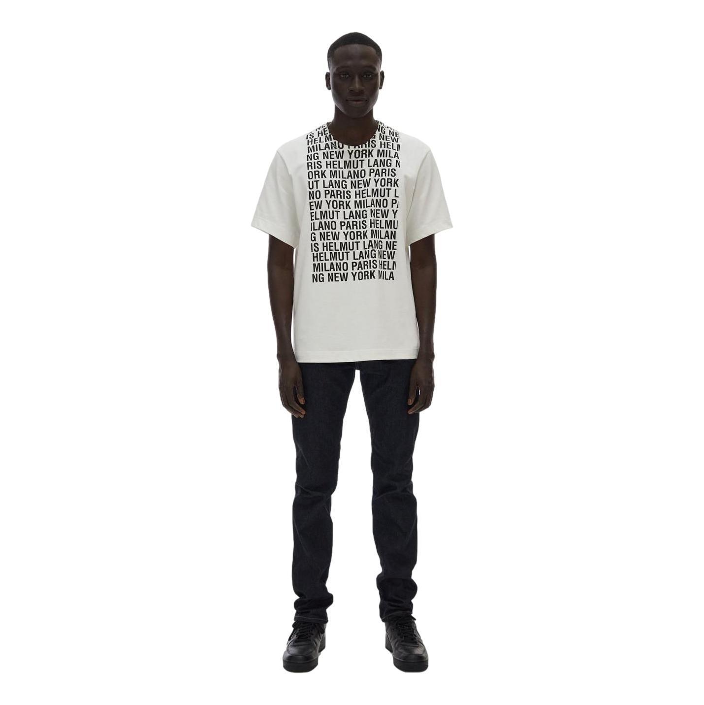 Helmut Lang Box Logo T-Shirt - Stylish Cotton Tee for Men & Women - Perfect for Casual Wear, Street Style & Everyday Outfits