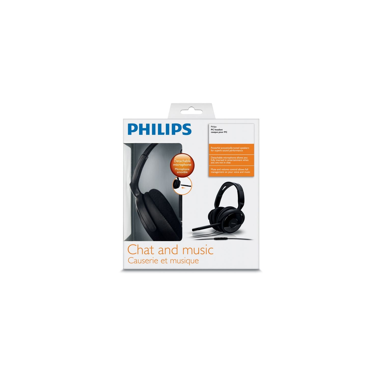 Philips SHM6500 Notebook Headset - Lightweight Comfortable Over-Ear Headphones for PC, Laptop, Office & Online Meetings