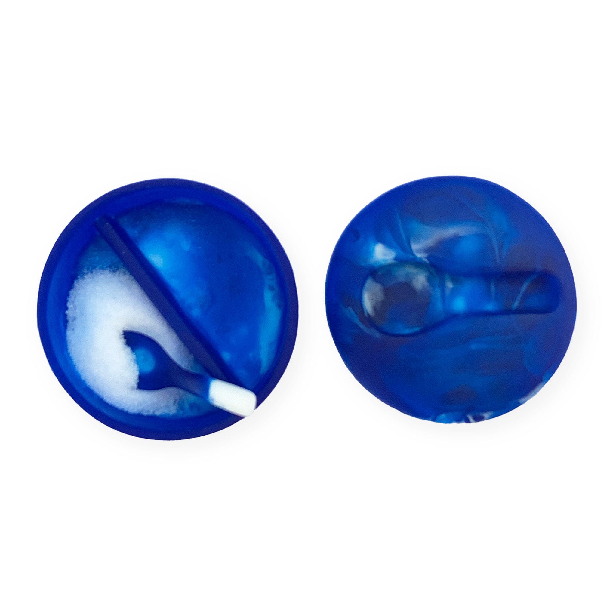 Stylish Resin Swirl Salt and Pepper Shakers Set - Iceberg Design for Kitchen, Dining Table & Gift Giving