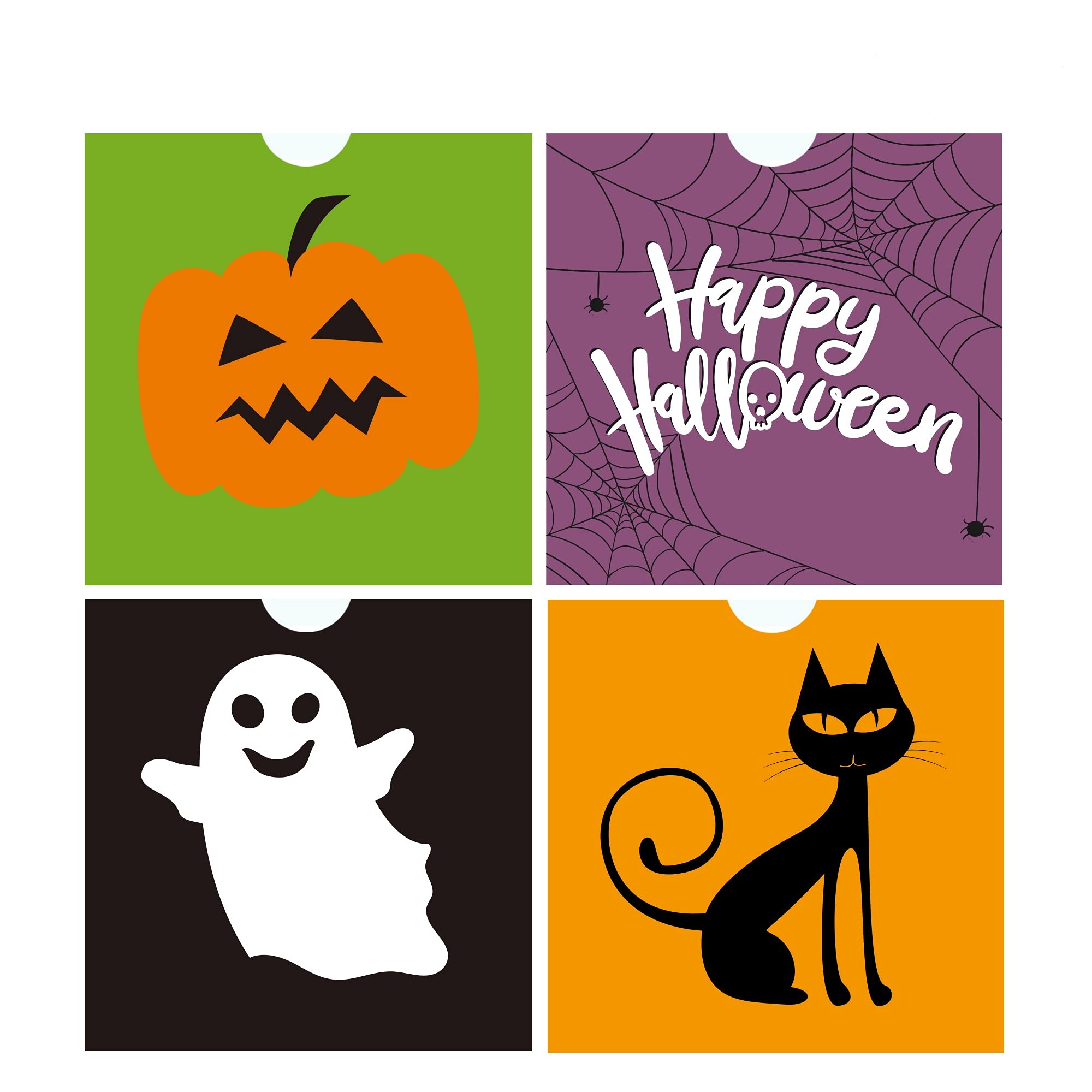 72 Pack Halloween Treat Bags - Bulk Candy Bags for Trick or Treat, Party Favors & Goodie Bags | Perfect for Halloween Parties, School Events & Neighborhood Trick-or-Treating