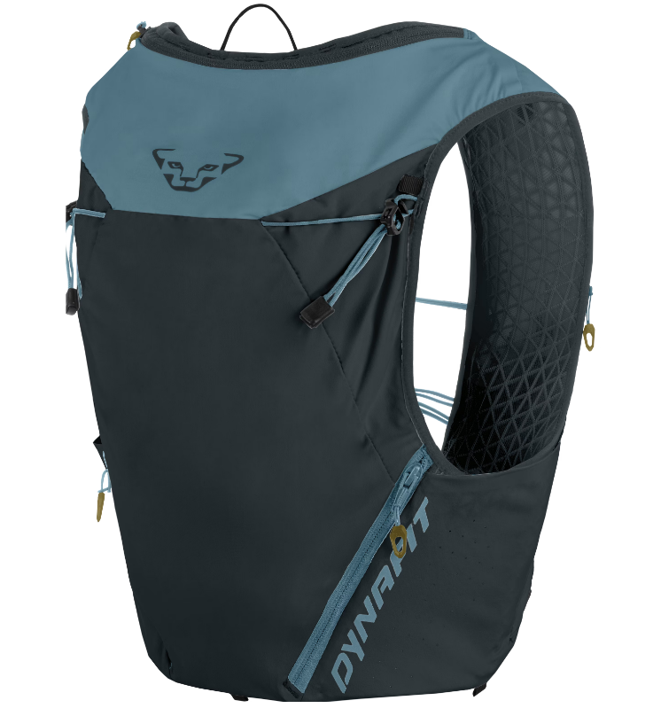 Dynafit Alpine 15 Vest for Men & Women - Lightweight Waterproof Hiking Jacket in Storm Blue/Blueberry - Perfect for Outdoor Adventures, Camping & Trail Running