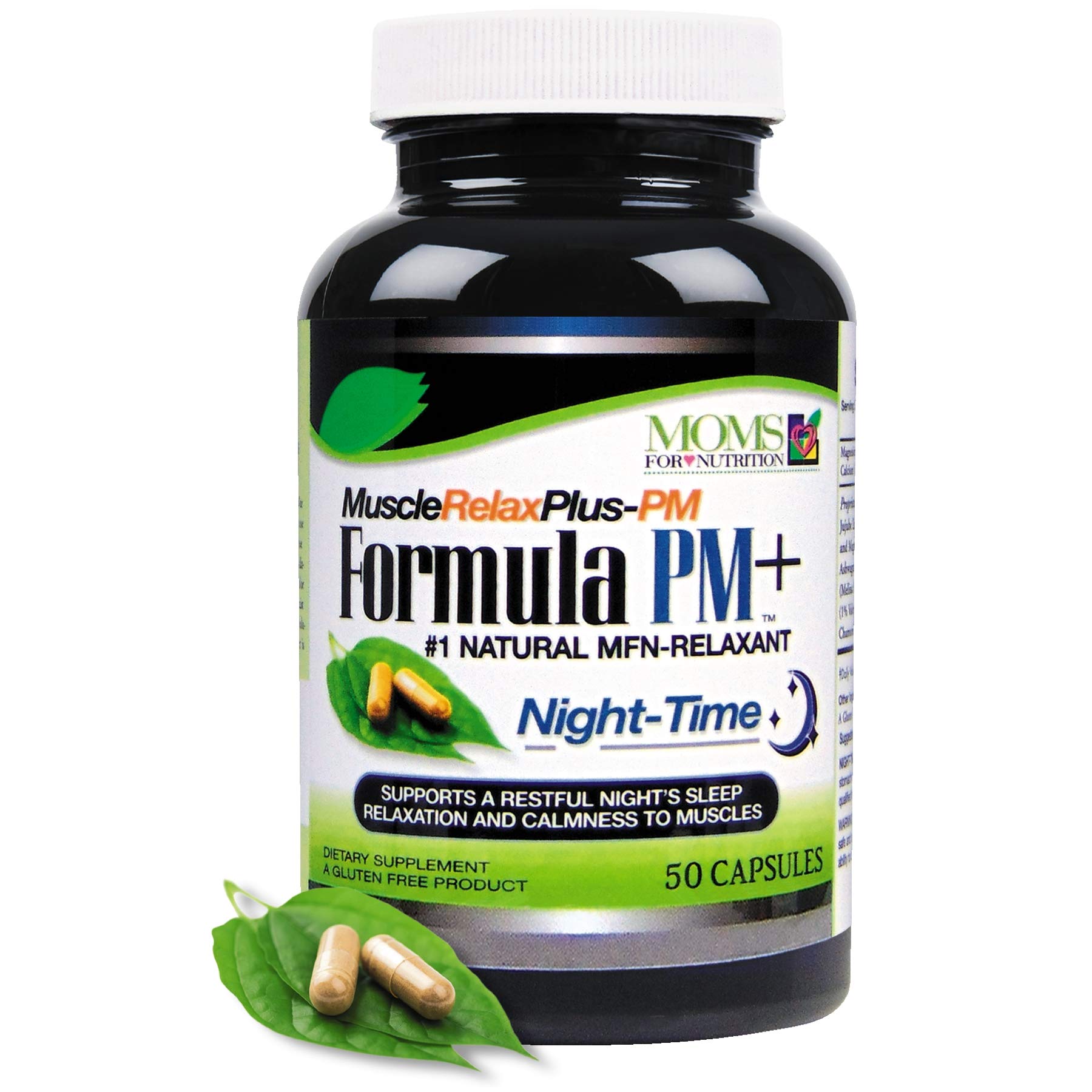 All Natural Night-Time Muscle Relax Formula – 1500mg Magnesium Glycinate Supplement for Muscle Recovery & Stress Relief | Gluten Free, Non-GMO 50 Capsules | Perfect for Post-Workout, Sleep Support & Relaxation