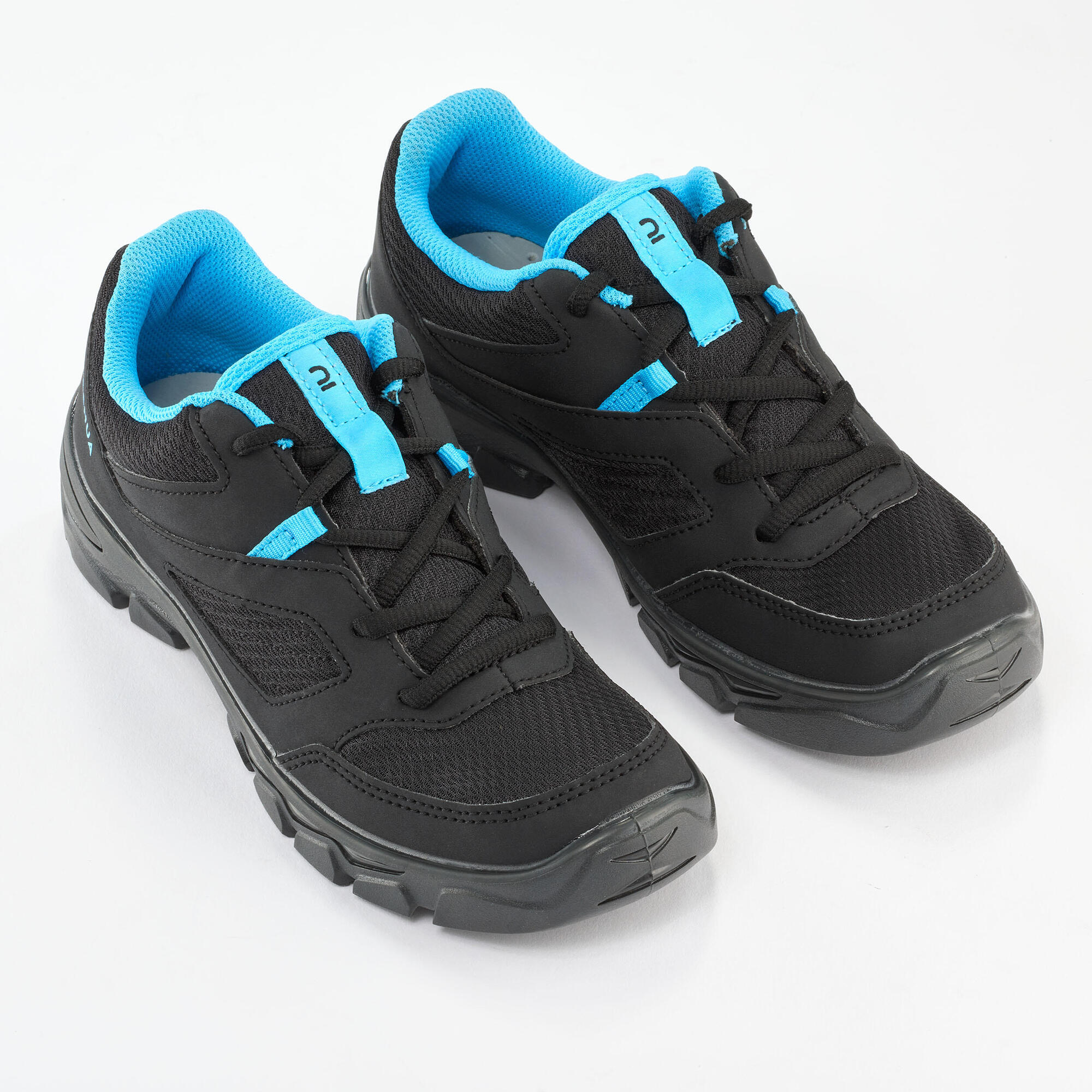 Quechua NH100 Kids' Hiking Shoes - Lightweight Waterproof Outdoor Footwear for Boys & Girls - Perfect for Trail Walking, Camping & Mountain Adventures