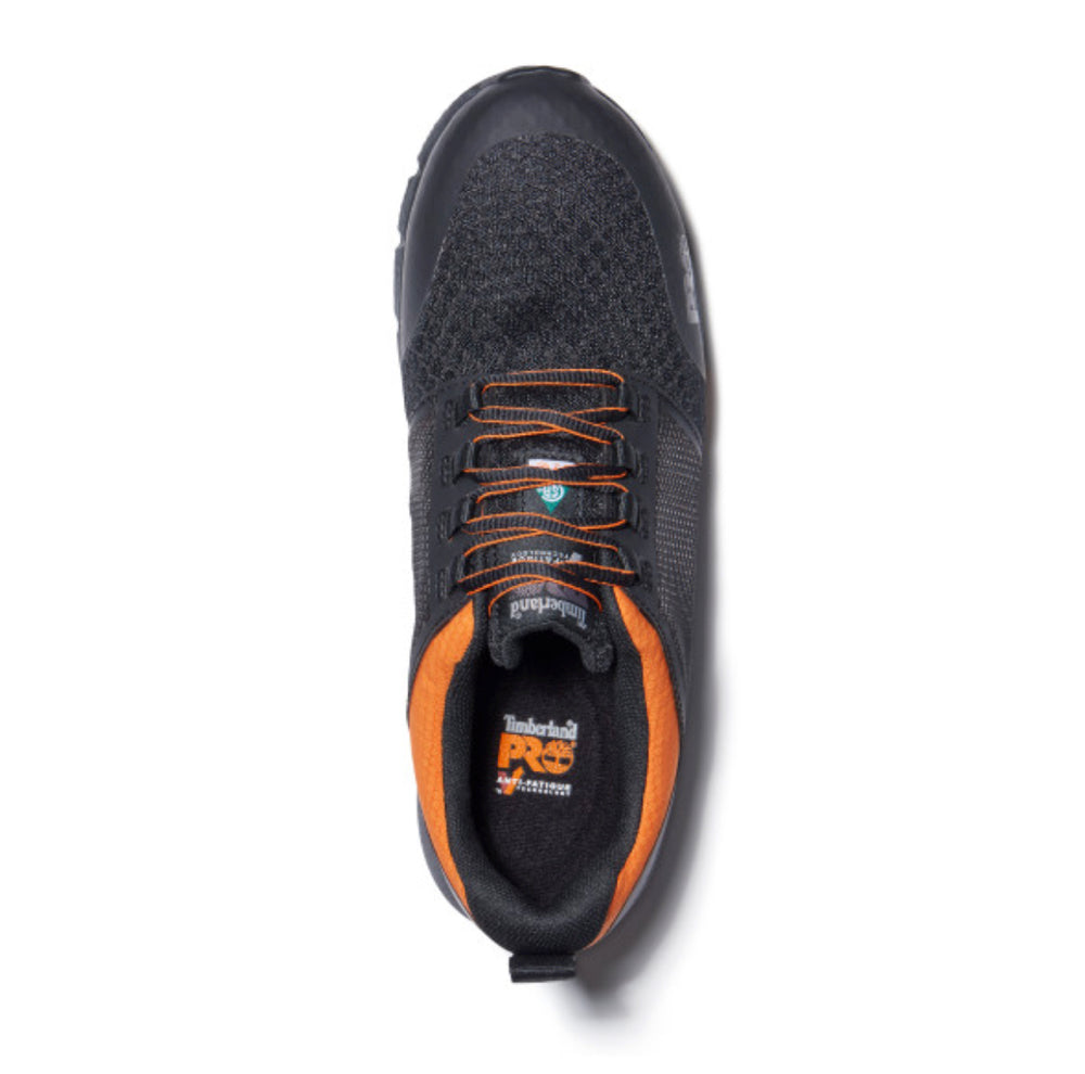 Timberland PRO Radius Men's Athletic Composite Toe Work Shoes - Safety Toe, Slip Resistant, Comfortable for Construction & Warehouse Work (TB0A27Y3001, Orange) - Ideal for Industrial Jobs, Outdoor Work & Heavy Duty Labor