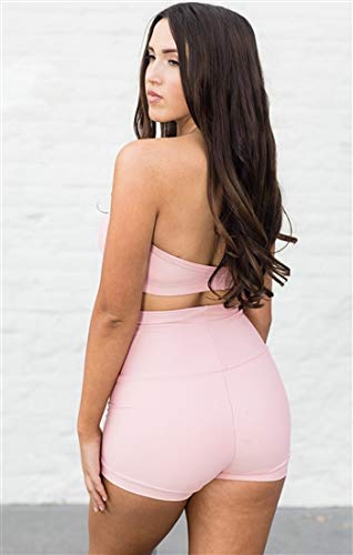 B Dancewear Women's High Waisted Dance Shorts - Comfortable & Stretchy Adult Sizes for Ballet, Jazz, Yoga & Workout