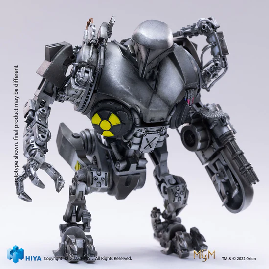 1/18 Scale HIYA 5-inch RoboCop 2 RoboCain Action Figure - Exquisite Mini Collectible Series for Display & Movie Scenes Recreation