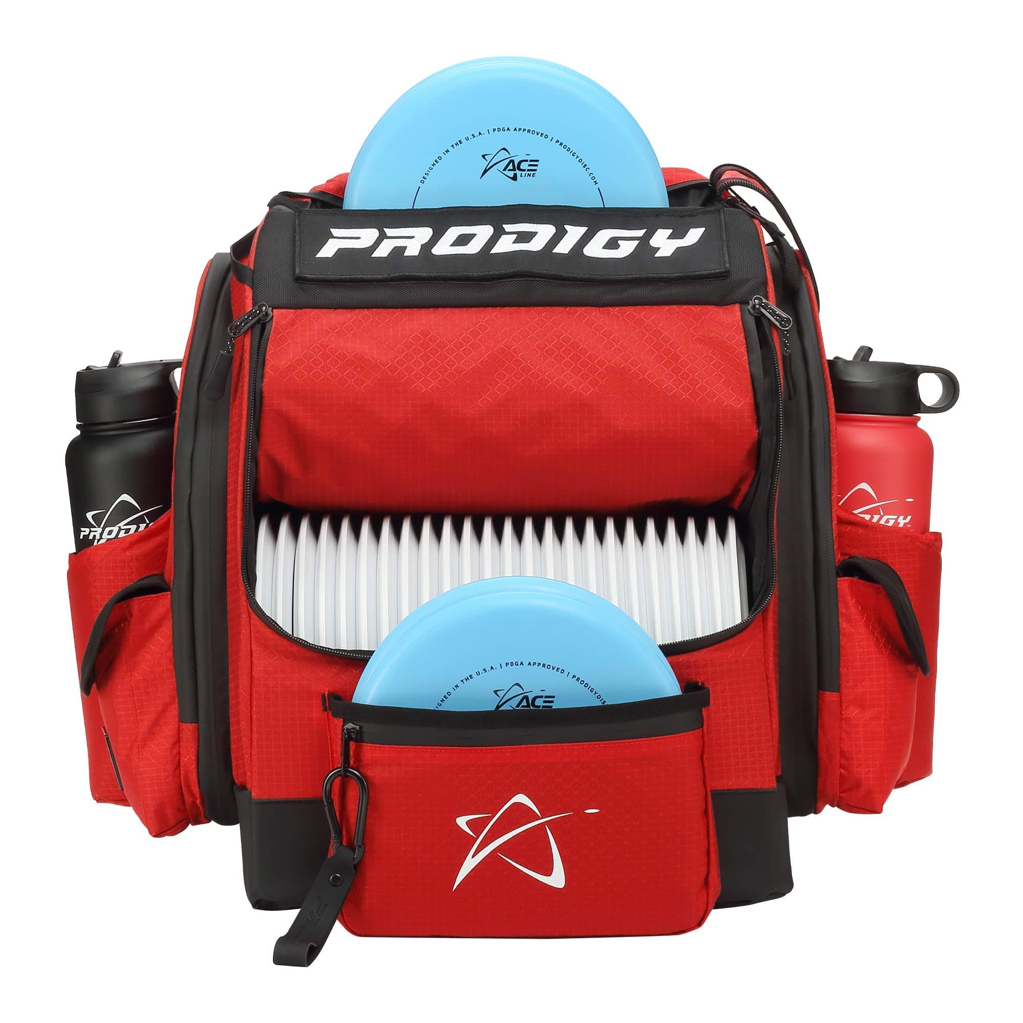 Prodigy Disc BP-1 V3 Disc Golf Backpack - 30+ Disc Capacity, Tear & Water Resistant, Pro Quality Frisbee Golf Bag with Ample Storage | Perfect for Tournaments, Practice Sessions & Outdoor Disc Golf Adventures