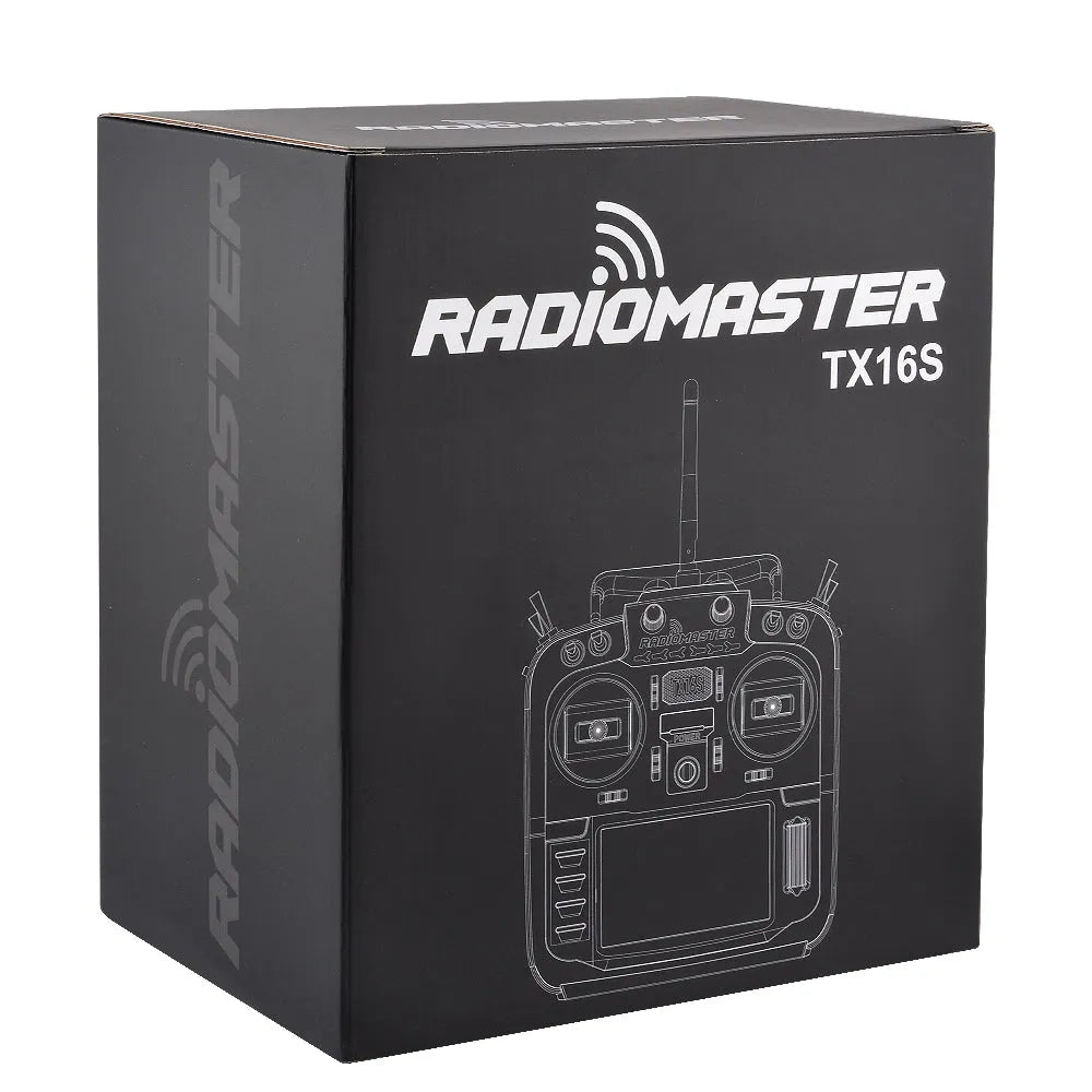 RadioMaster TX16S Hall Sensor Gimbals 2.4GHz 16CH Multi-Protocol OpenTX Transmitter with TBS MicroTX V2 - Perfect for FPV Drones, RC Planes & Helicopters
