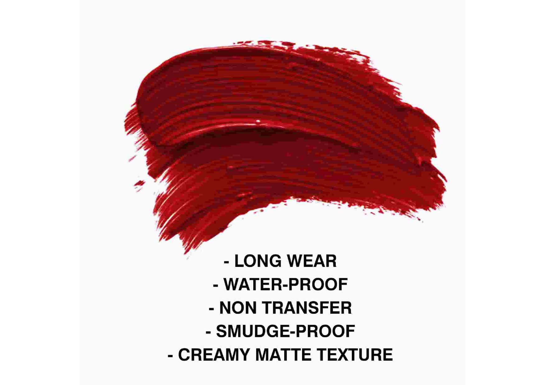 Makeup Mania Girlee Non-Transfer Liquid Lipstick - Matte Long Lasting Lip Color in #04 Proper Maroon | Perfect for Date Night, Parties & Everyday Wear