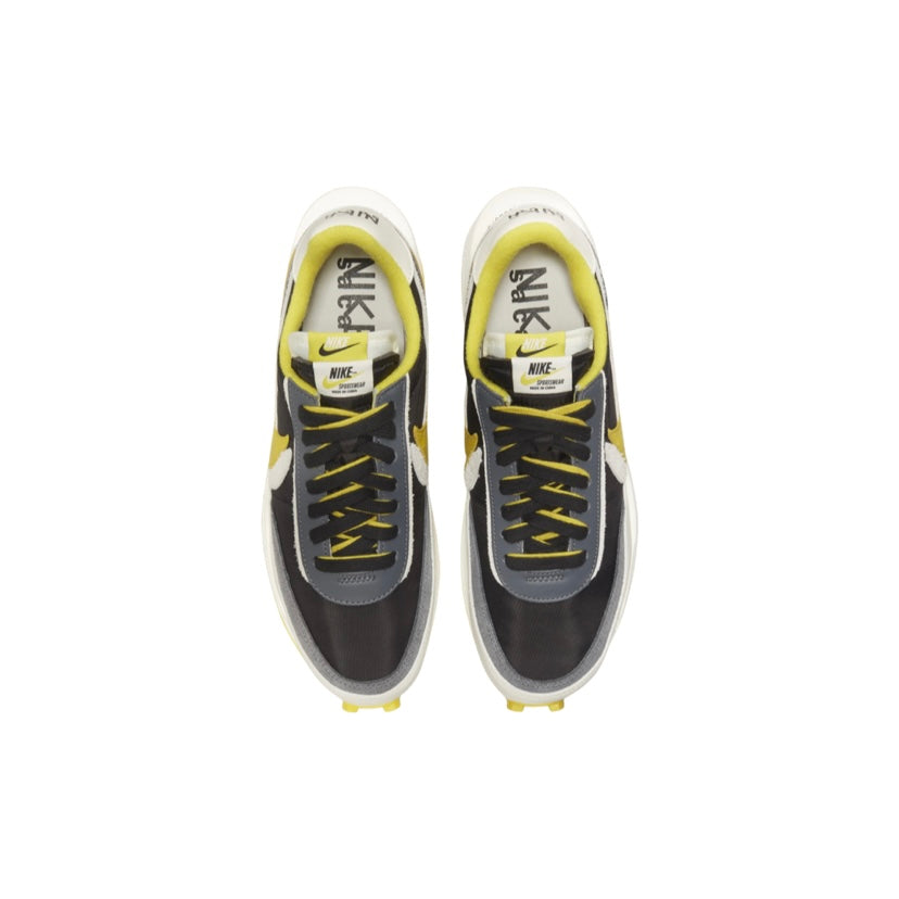 Nike x Sacai x Undercover LD Waffle Sneakers - Black & Bright Citron Colorway - Limited Edition Collaboration - Perfect for Streetwear & Casual Fashion