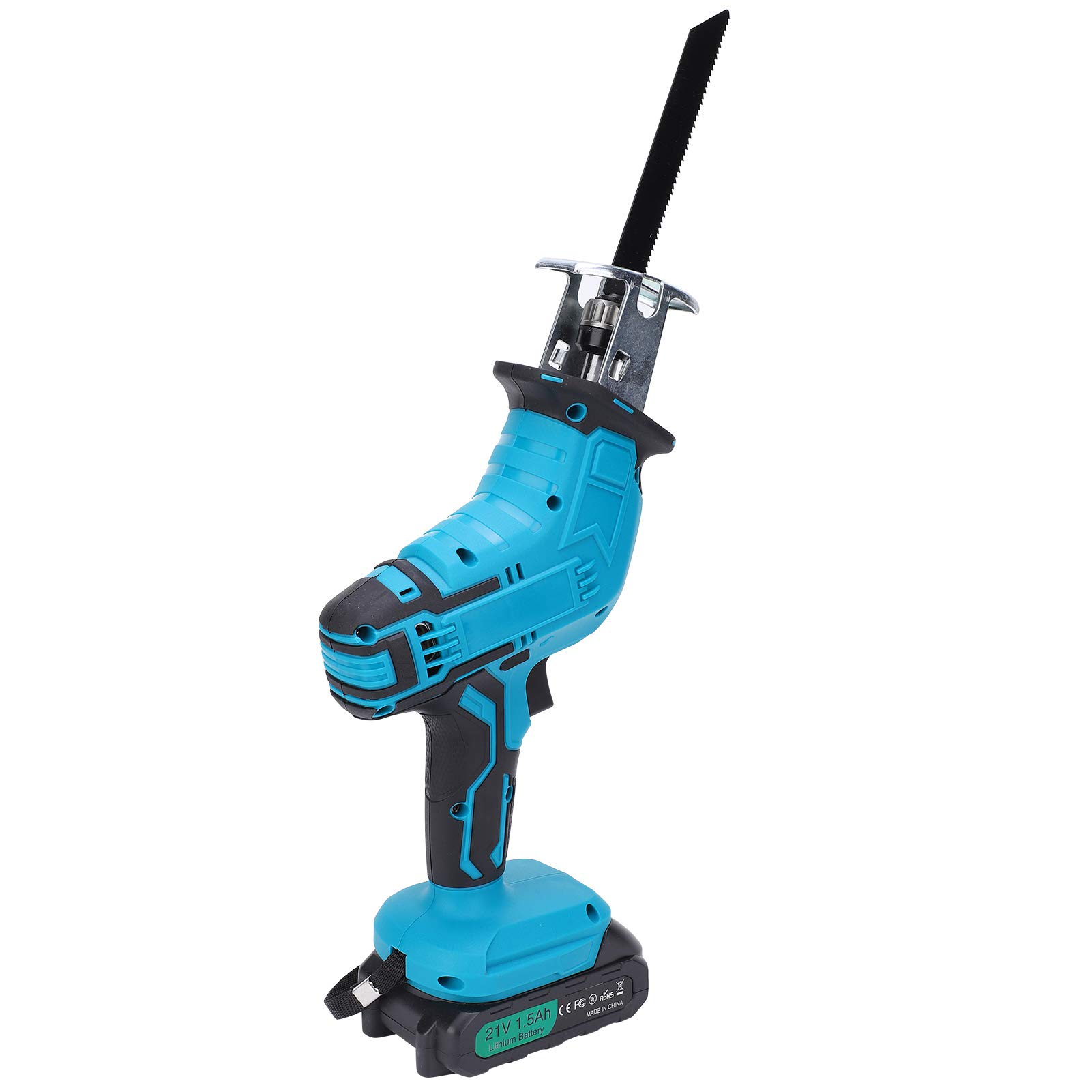 Cordless Sabre Saw - 20V Electric Reciprocating Saw with 2 Batteries | Compact & Powerful for Cutting Wood, Pipes & Steel | Perfect for DIY Projects, Home Renovation & Construction Work