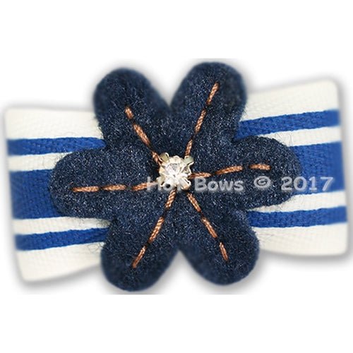 Color Me Navy Hair Bow - Elegant Hair Accessory for Women & Girls | Perfect for Weddings, Parties & Everyday Style