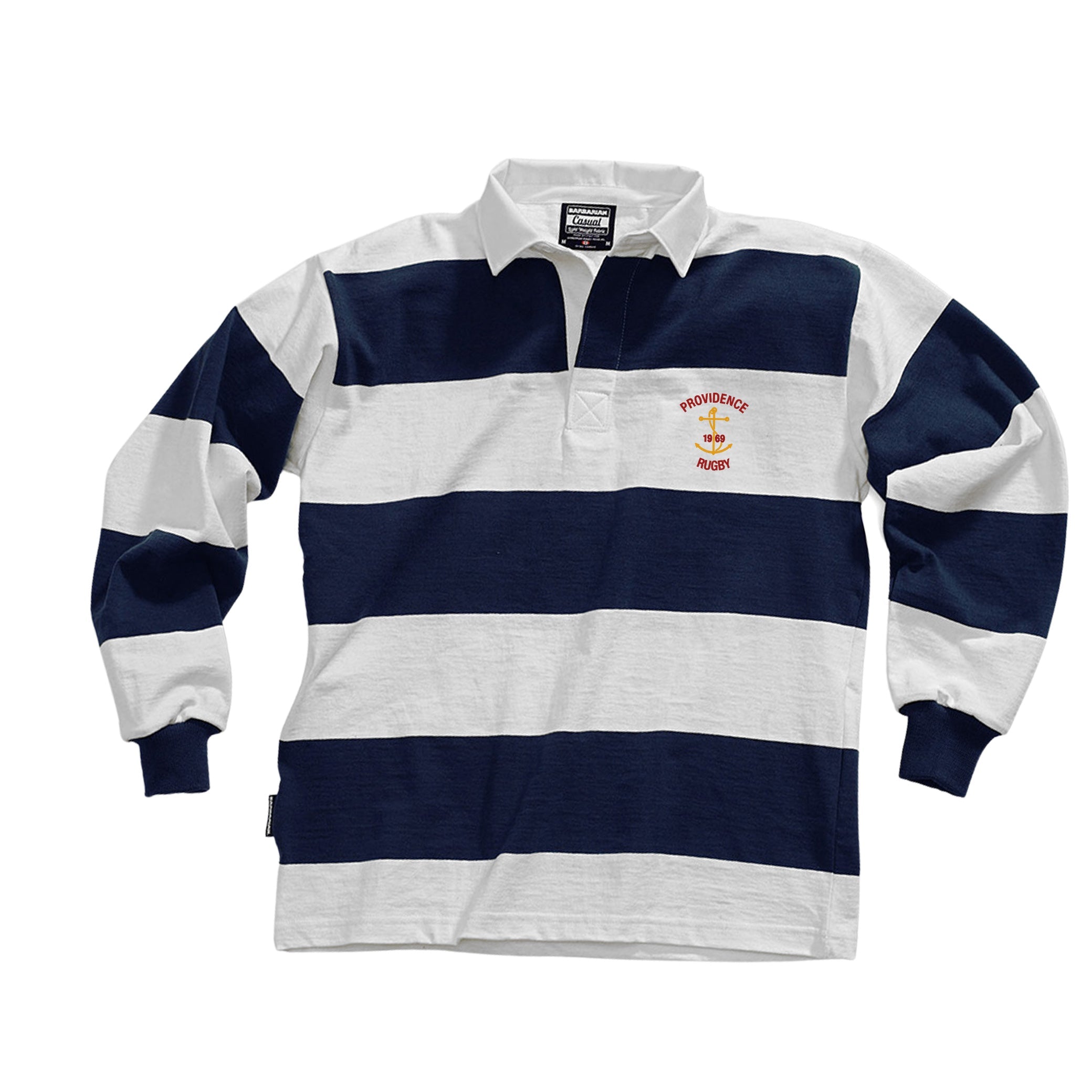 Providence RFC Casual Weight Stripe Jersey - Comfortable Rugby Shirt for Men & Women - Perfect for Training, Matches and Everyday Wear