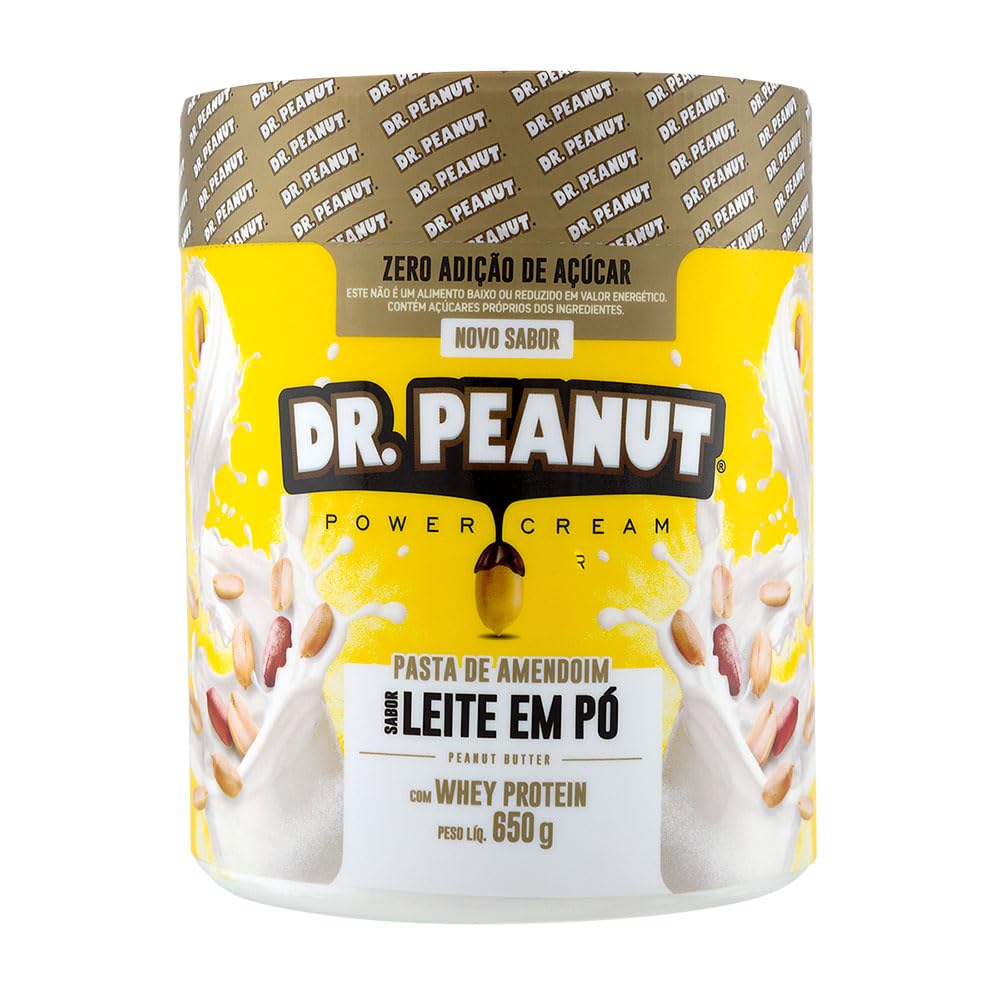 DR. PEANUT Whey Protein Peanut Butter with Condensed Milk - Creamy, High-Protein Spread for Smoothies, Toast & Snacks | Keto-Friendly & Delicious