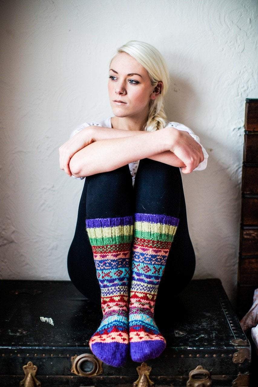 Premium Himalayan Wool Slipper Socks from Nepal - Warm & Cozy Winter House Shoes for Men & Women - Perfect for Home, Office & Travel Comfort