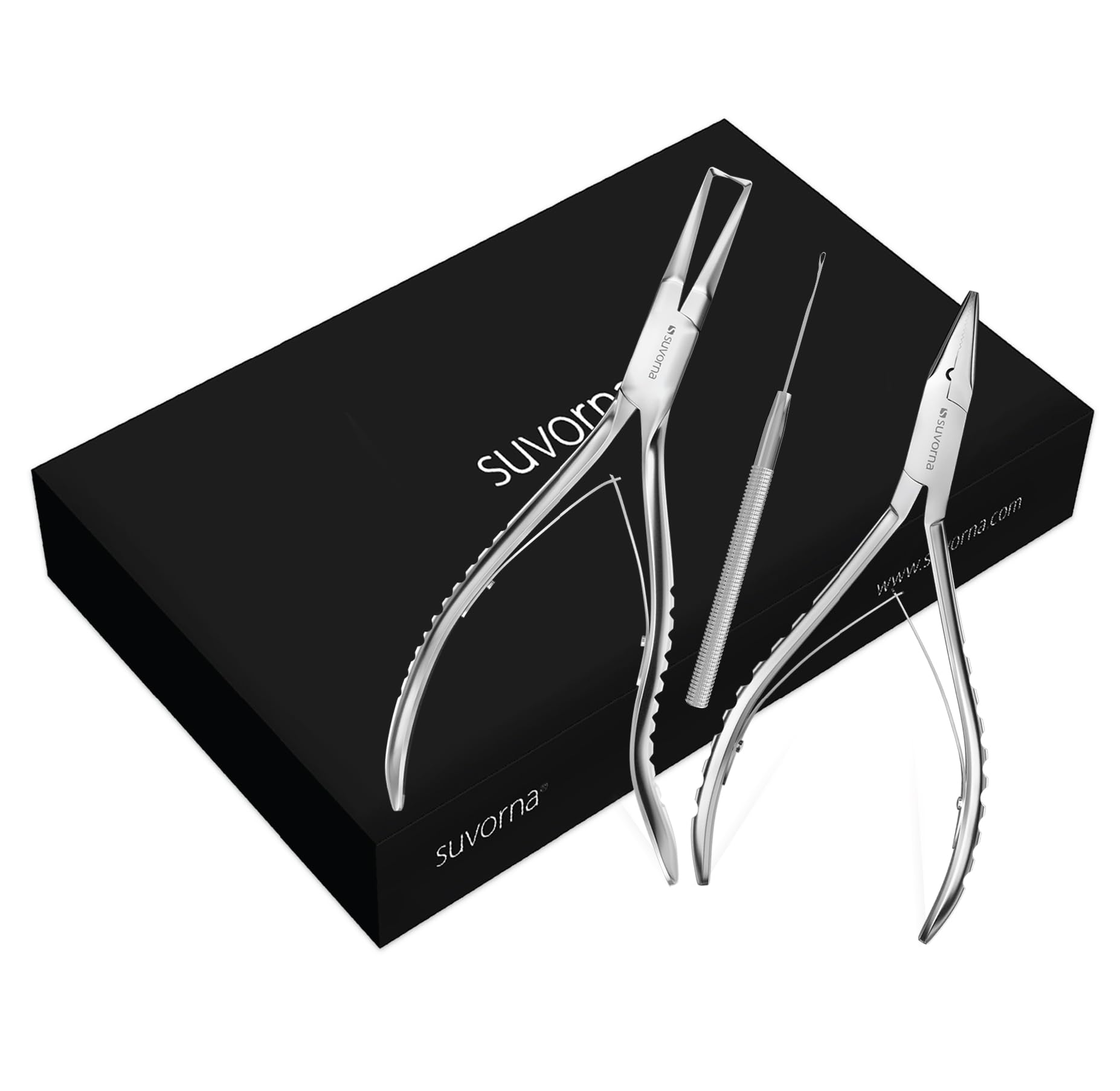 Professional Hair Extension Tools Kit - Micro Link & Micro Ring Beads Opener, Closer & Needle Hook - Japanese Steel Styling Tools for Seamless Hair Extensions | Perfect for Salons, DIY Styling & Hair Care Enthusiasts
