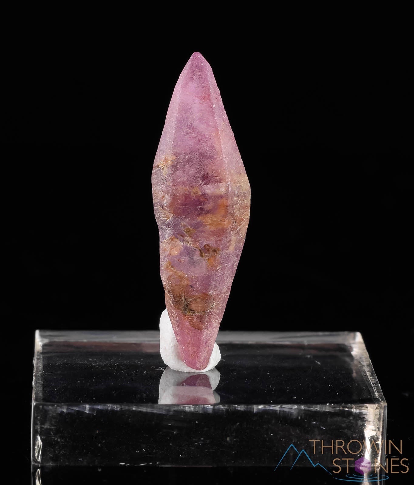 Natural Pink Padparadscha Sapphire Raw Crystal - Genuine Birthstone for Jewelry Making, Unique Gemstone Gift for Her | Healing Crystal, Meditation, Spiritual Energy